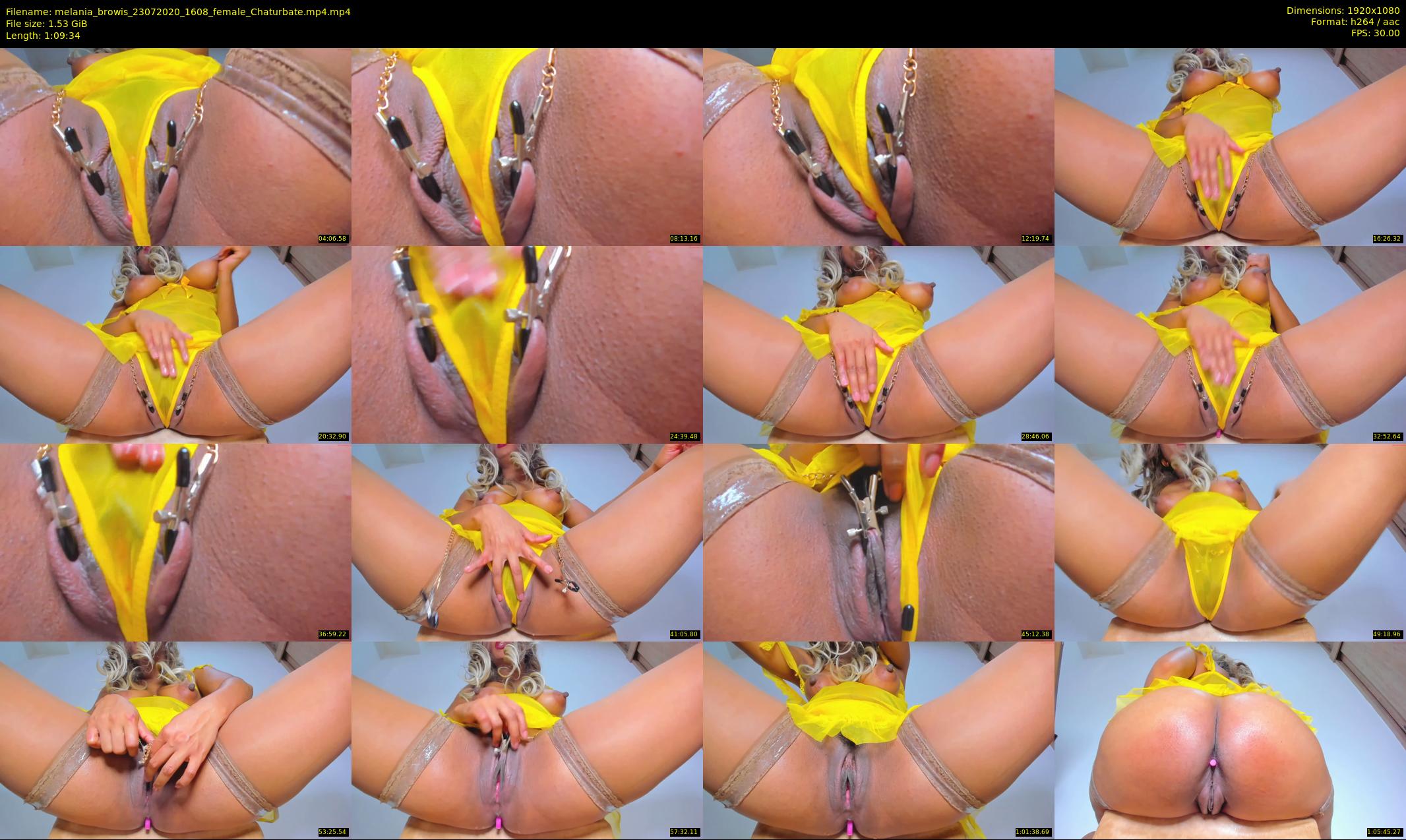 melania_browis — 70 minute Chaturbate female cam show recording, 1080p, Jul 23, 2020