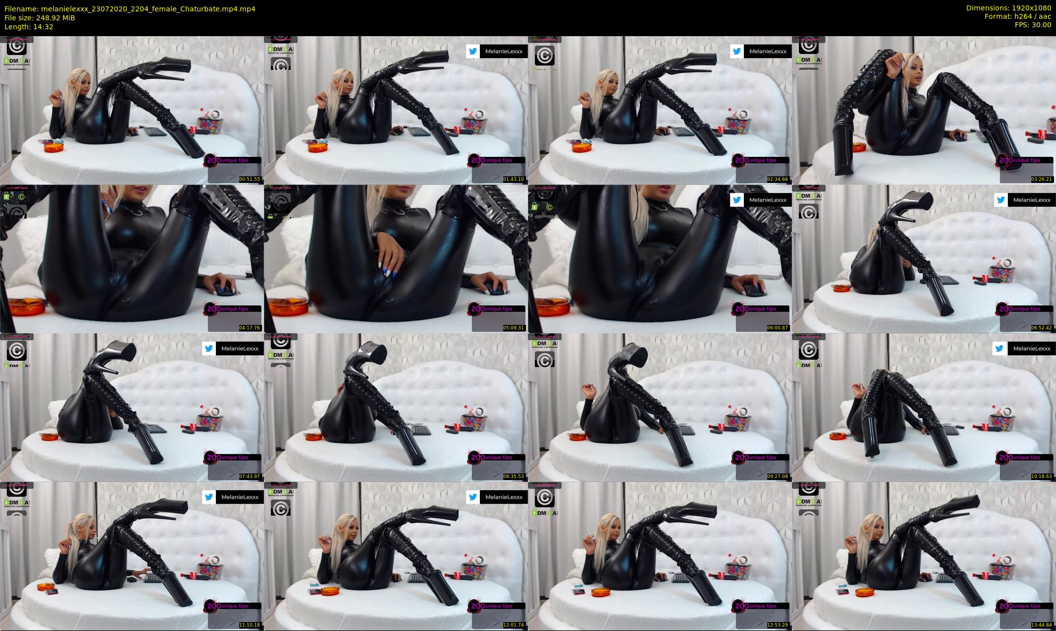 melanielexxx — 15 minute Chaturbate female cam show recording, 1080p, Jul 23, 2020