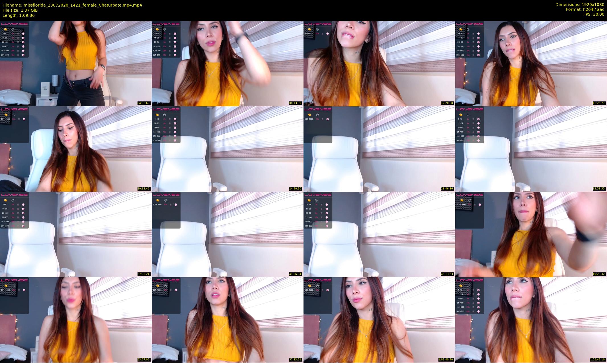 missflorida — 70 minute Chaturbate female cam show recording, 1080p, Jul 23, 2020