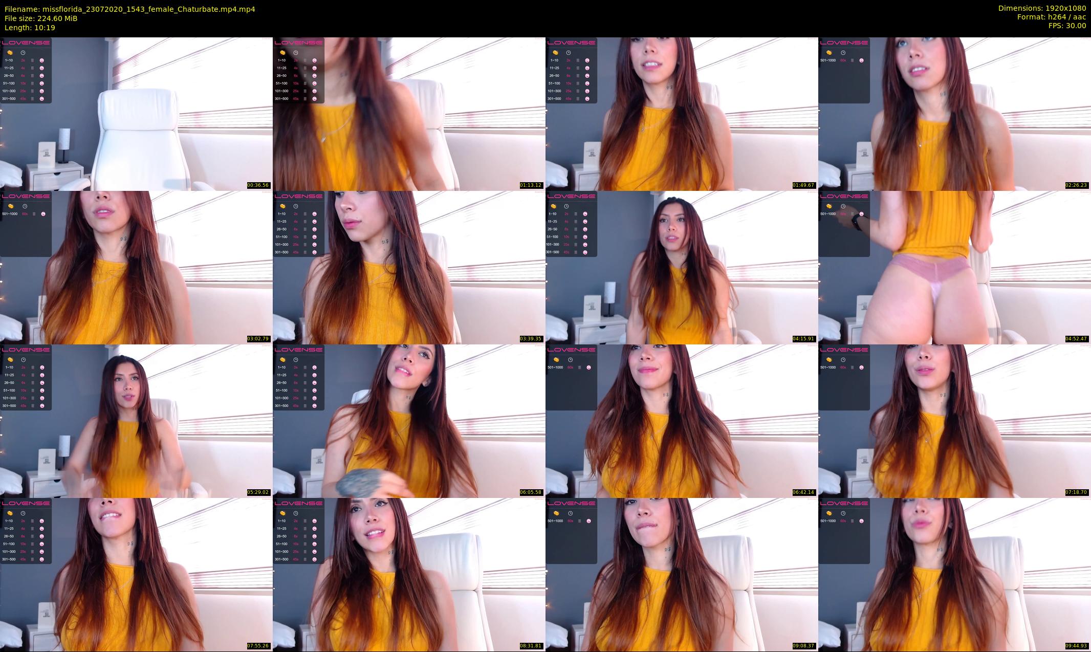 missflorida — 11 minute Chaturbate female cam show recording, 1080p, Jul 23, 2020