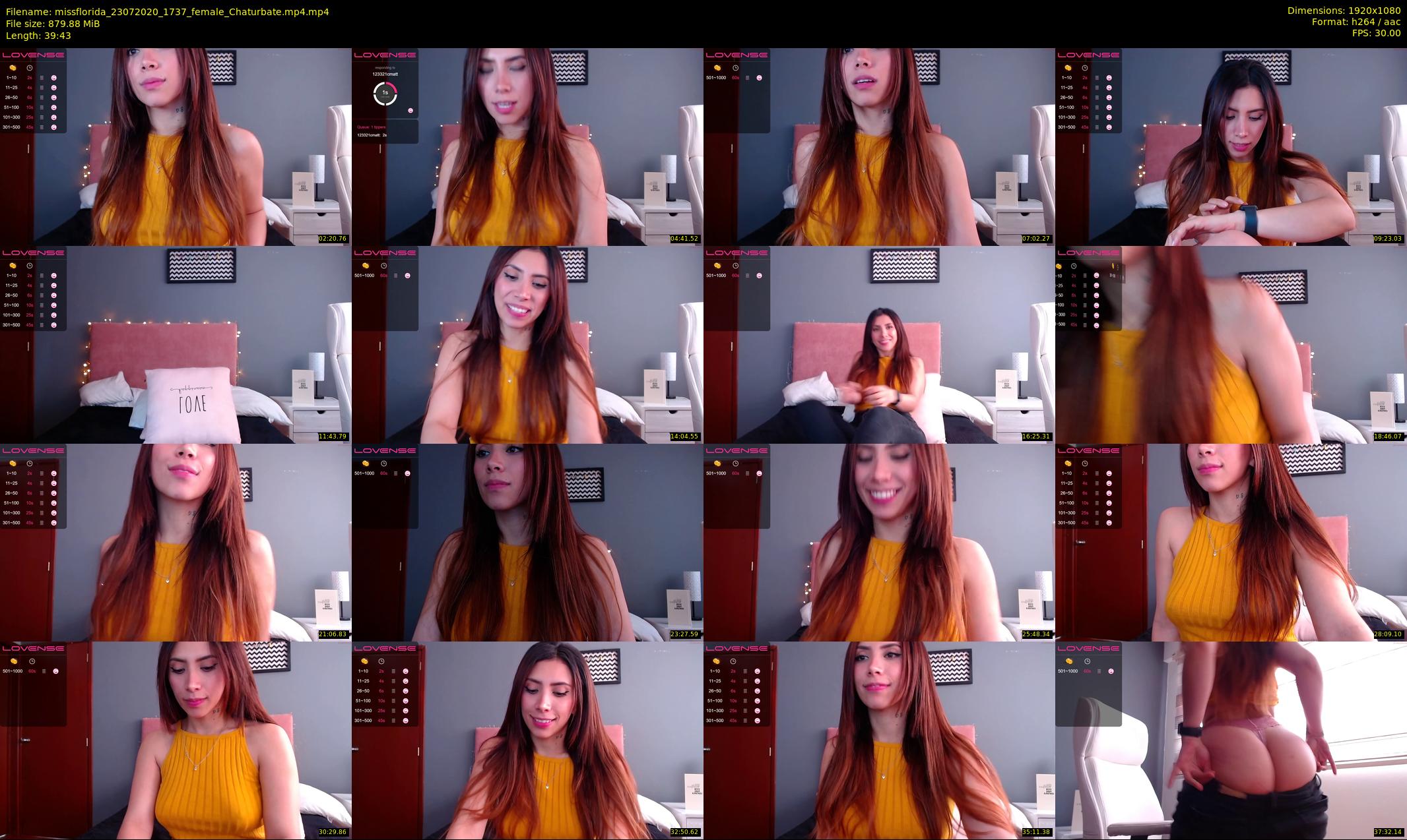 missflorida — 40 minute Chaturbate female cam show recording, 1080p, Jul 23, 2020