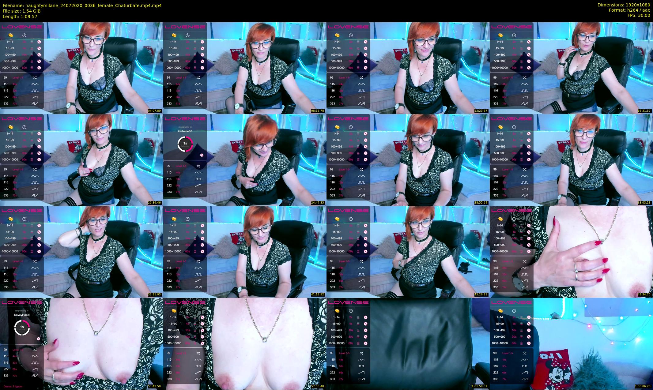 naughtymilane — 70 minute Chaturbate female cam show recording, 1080p, Jul 24, 2020