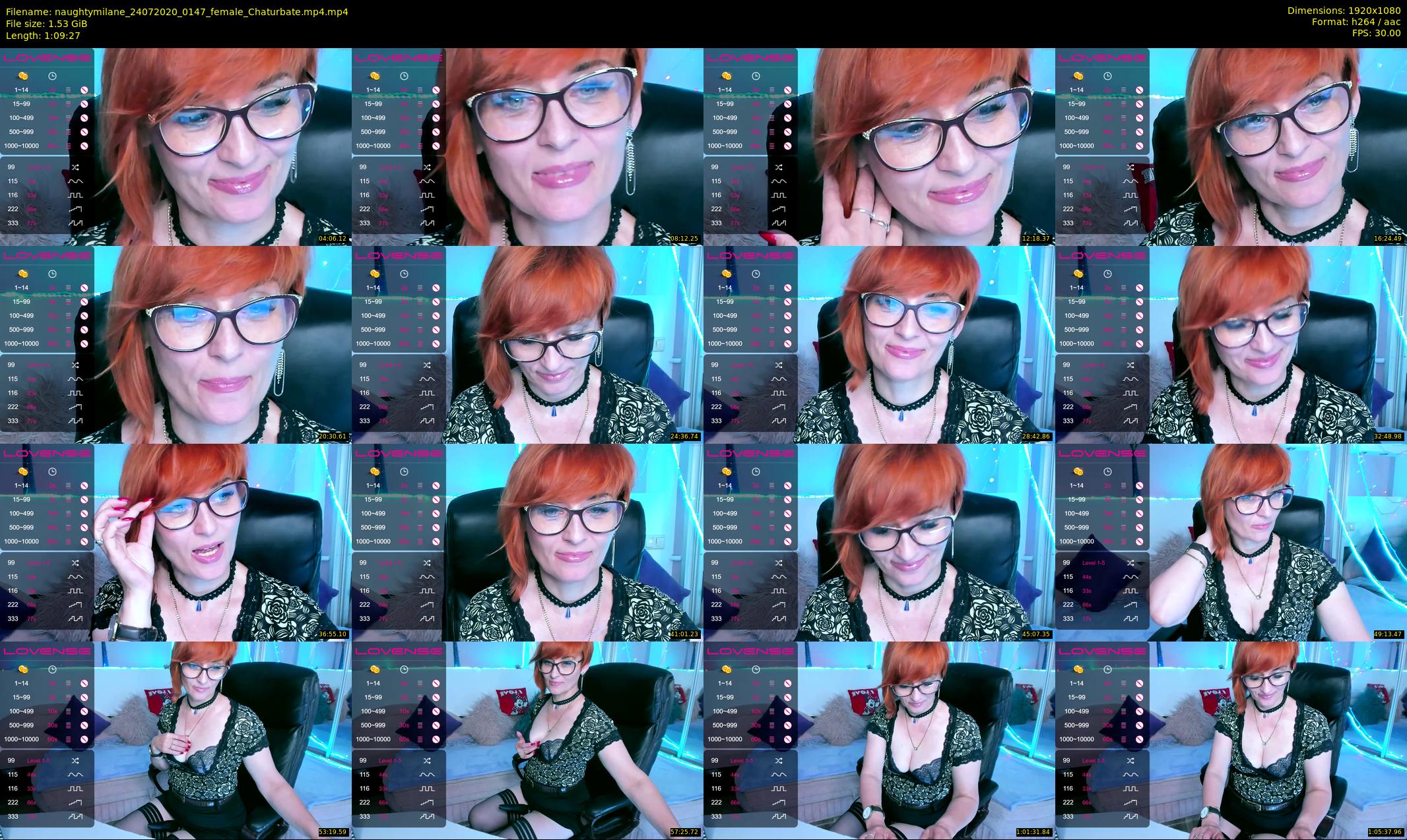 naughtymilane — 70 minute Chaturbate female cam show recording, 1080p, Jul 24, 2020