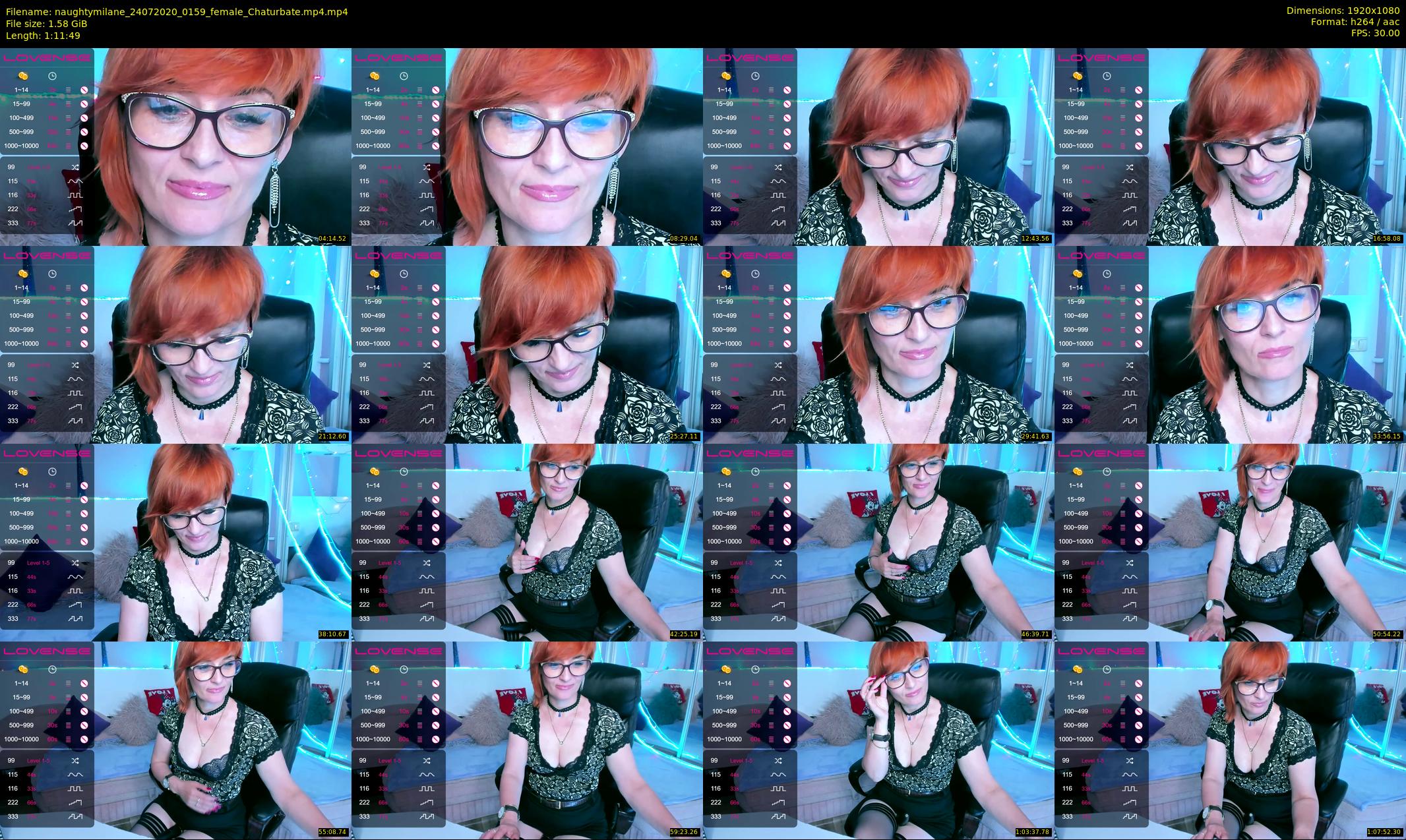naughtymilane — 72 minute Chaturbate female cam show recording, 1080p, Jul 24, 2020