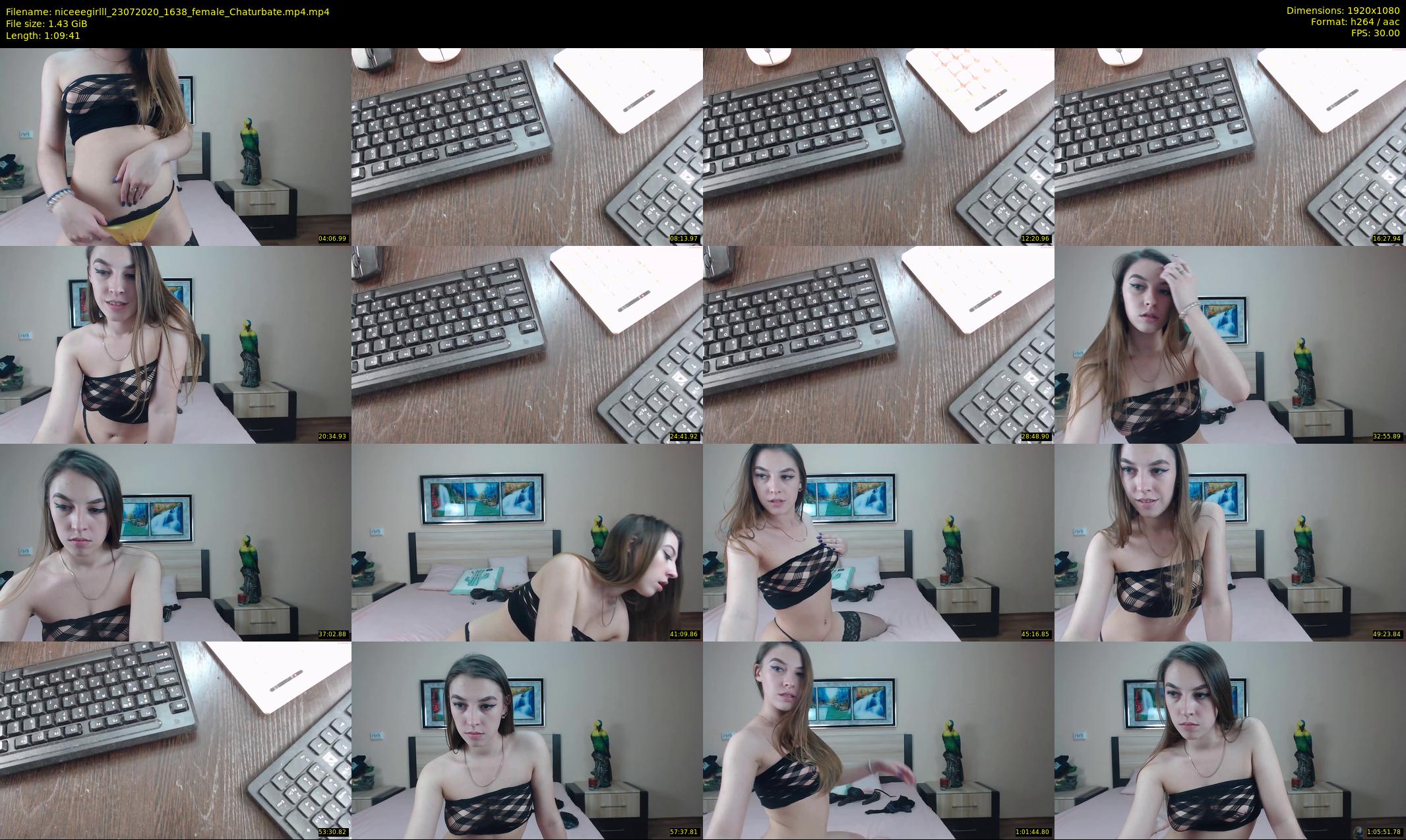 niceeegirlll — 70 minute Chaturbate couple cam show recording, 1080p, Jul 23, 2020