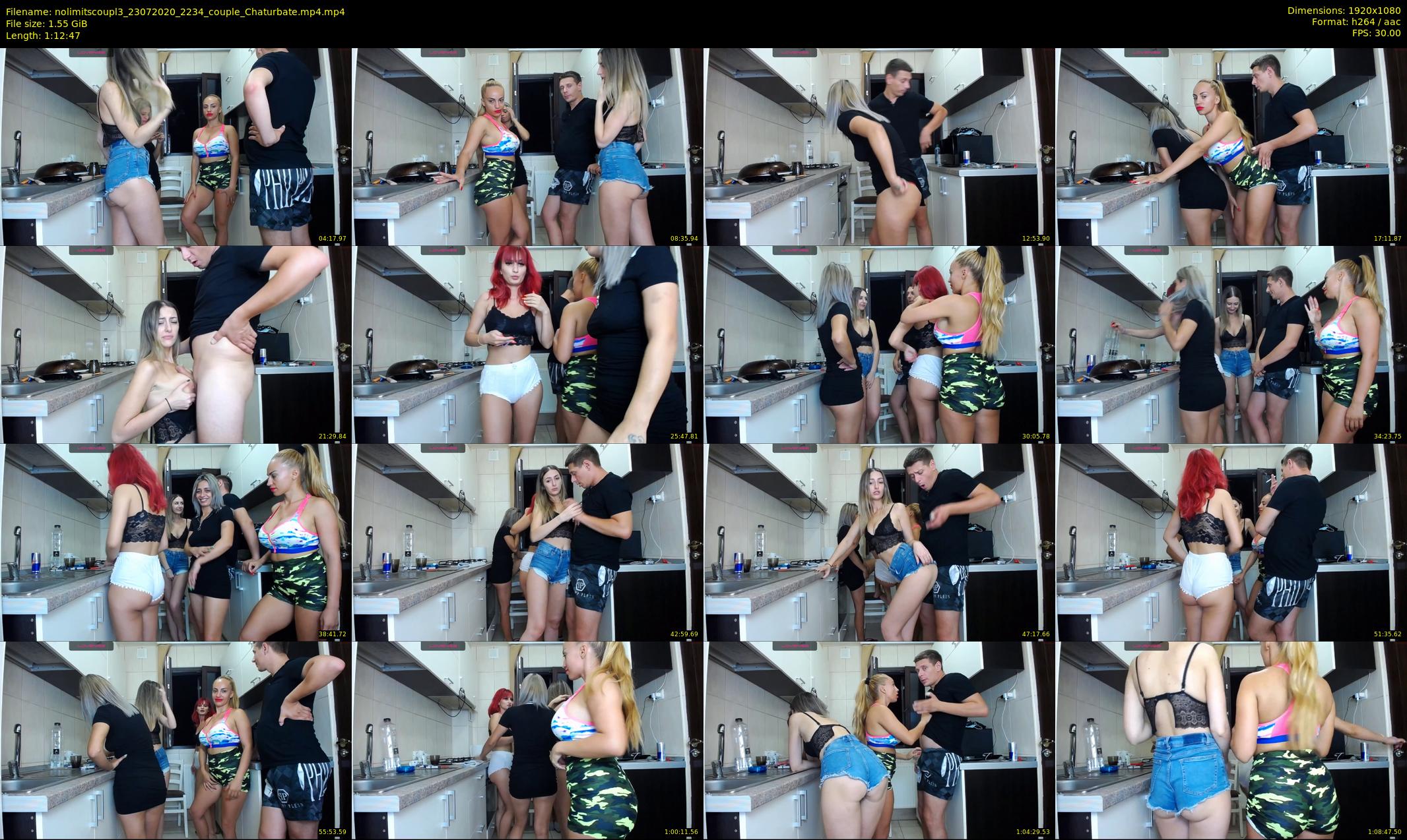 nolimitscoupl3 — 73 minute Chaturbate couple cam show recording, 1080p, Jul 23, 2020
