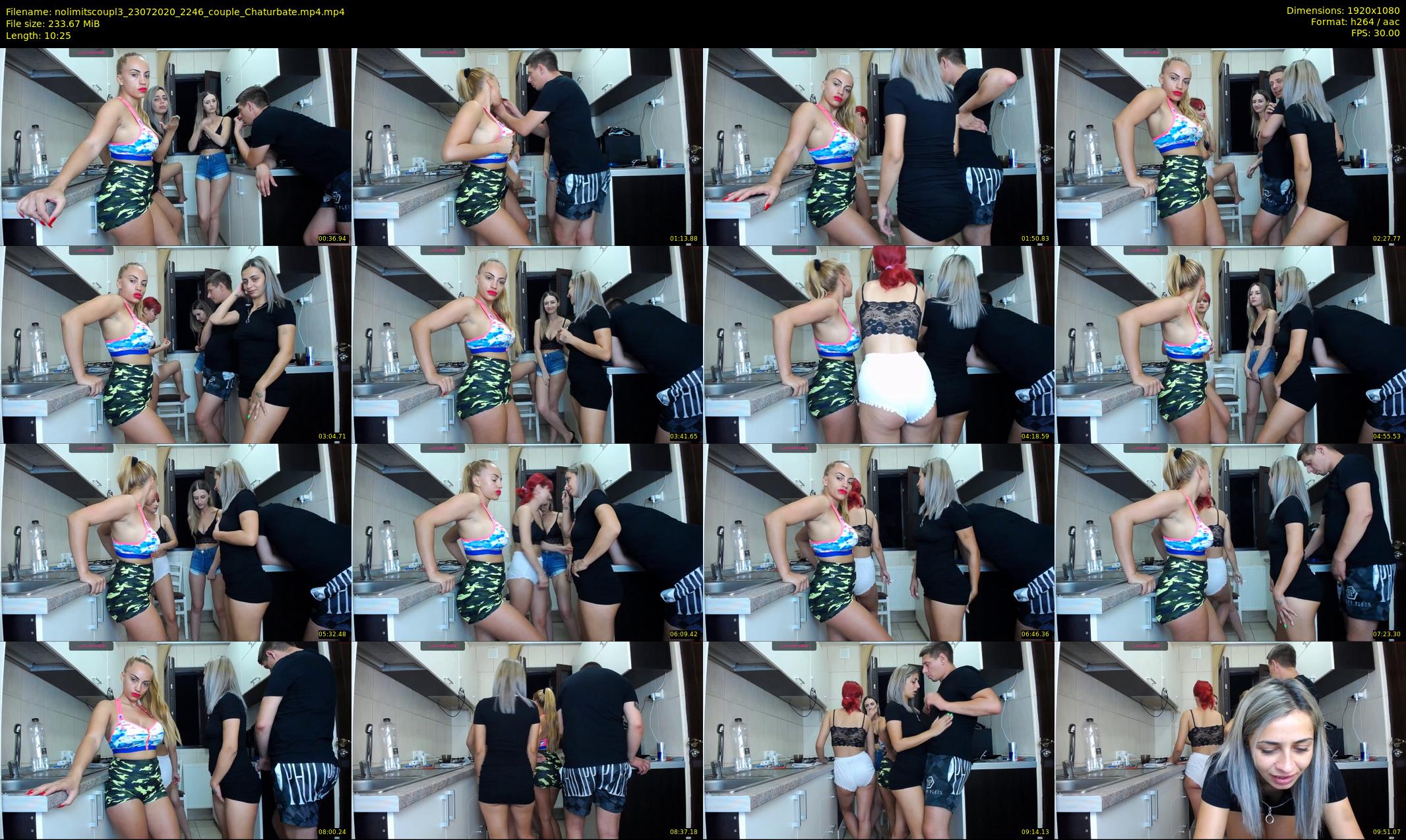 nolimitscoupl3 — 11 minute Chaturbate couple cam show recording, 1080p, Jul 23, 2020