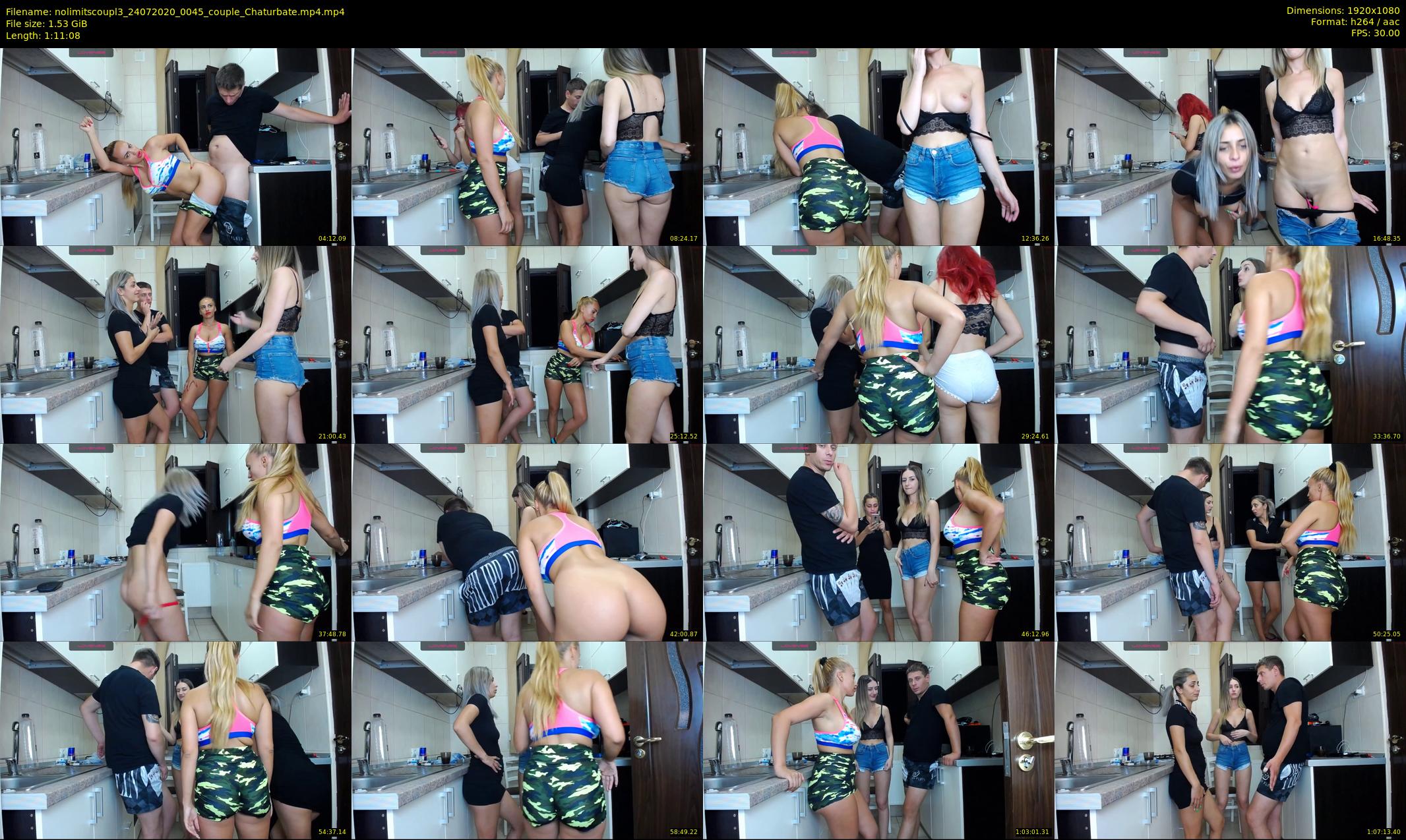 nolimitscoupl3 — 72 minute Chaturbate couple cam show recording, 1080p, Jul 24, 2020