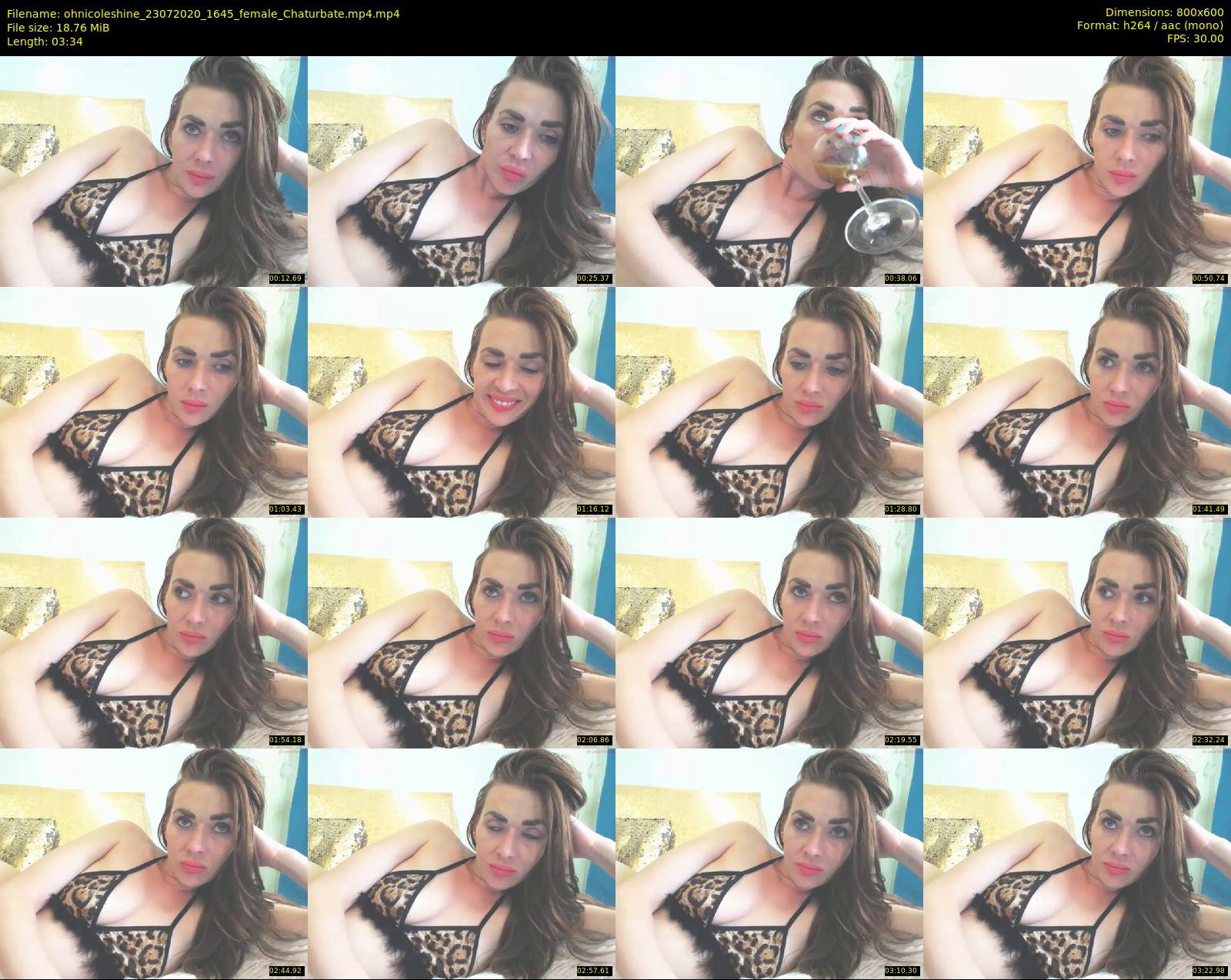 ohnicoleshine — 4 minute Chaturbate female cam show recording, 480p, Jul 23, 2020