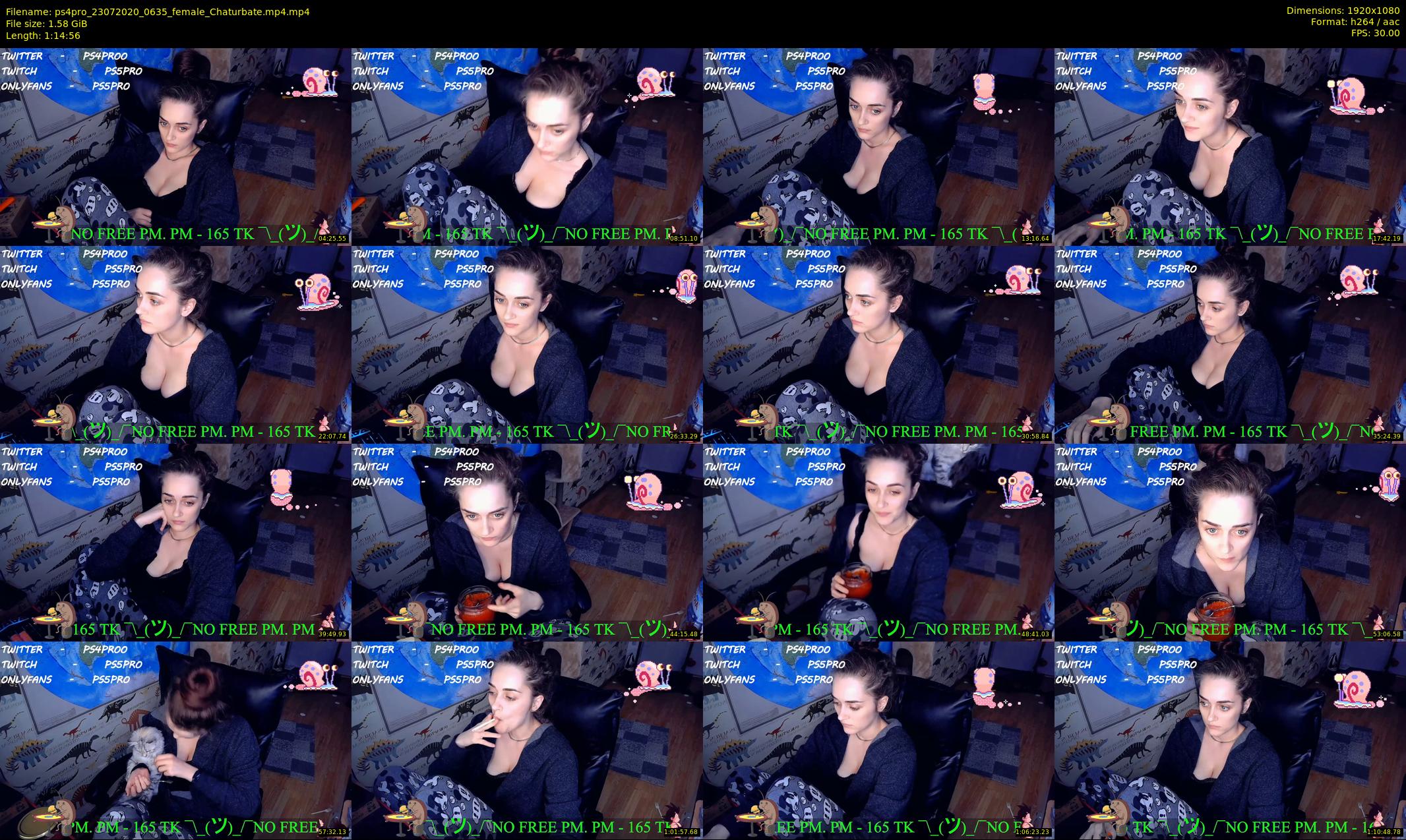 ps4pro — 75 minute Chaturbate female cam show recording, 1080p, Jul 23, 2020