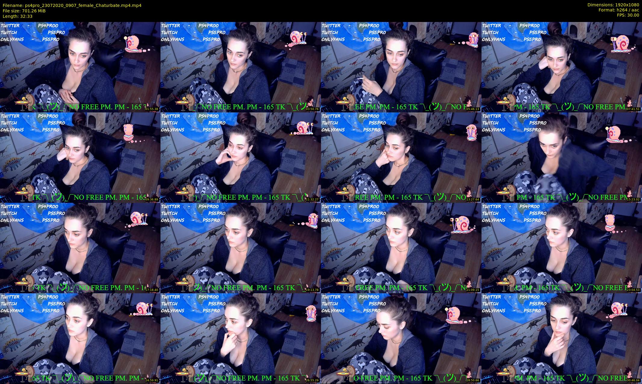 ps4pro — 33 minute Chaturbate female cam show recording, 1080p, Jul 23, 2020