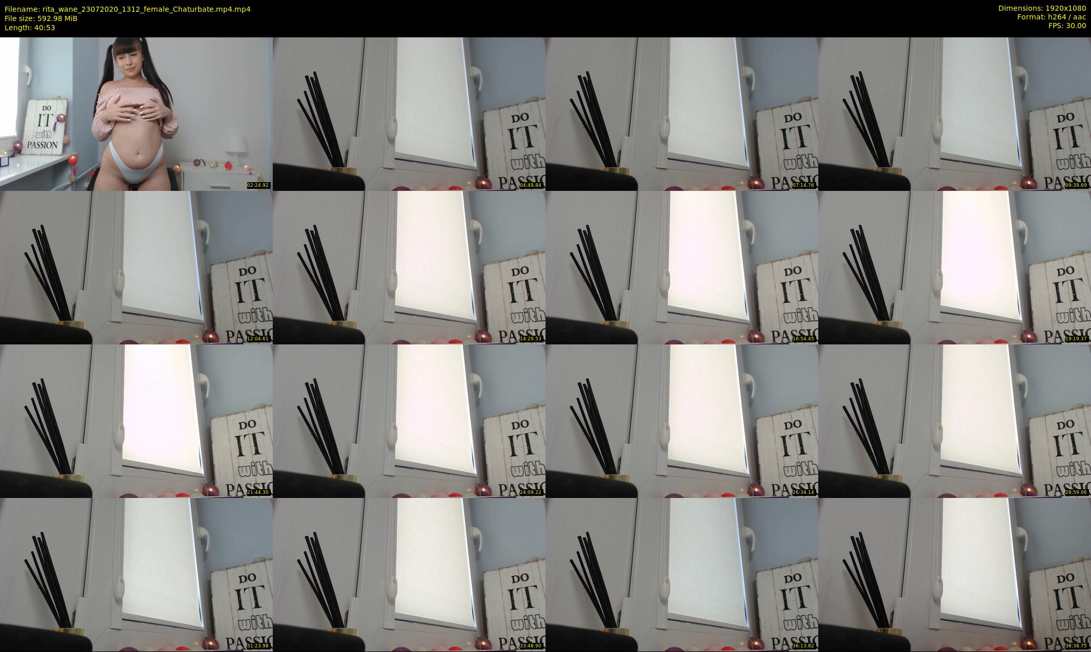 rita_wane — 41 minute Chaturbate female cam show recording, 1080p, Jul 23, 2020
