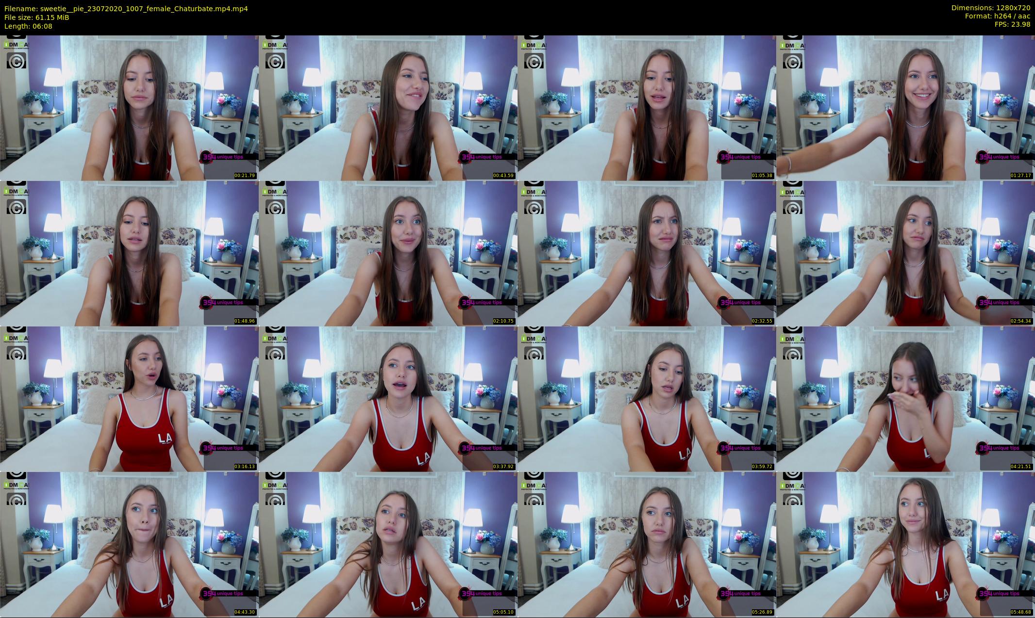 sweetie__pie — 7 minute Chaturbate female cam show recording, 720p, Jul 23, 2020