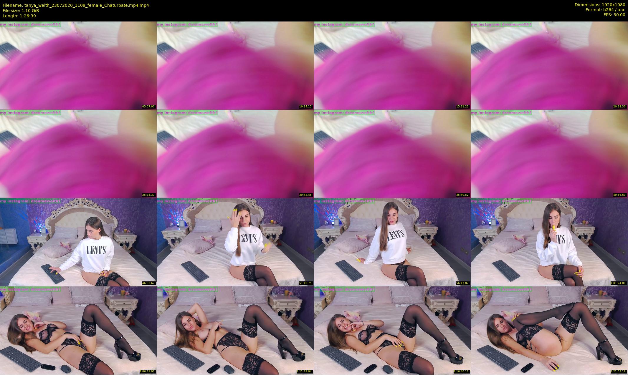tanya_welth — 87 minute Chaturbate female cam show recording, 1080p, Jul 23, 2020