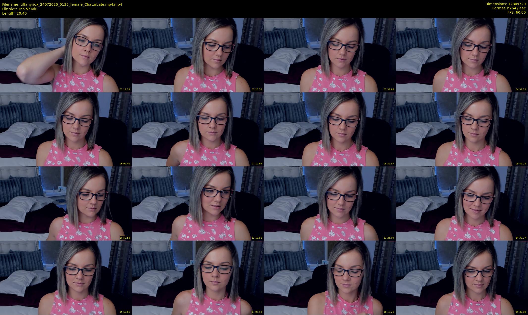 tiffanyriox — 21 minute Chaturbate female cam show recording, 720p, Jul 24, 2020
