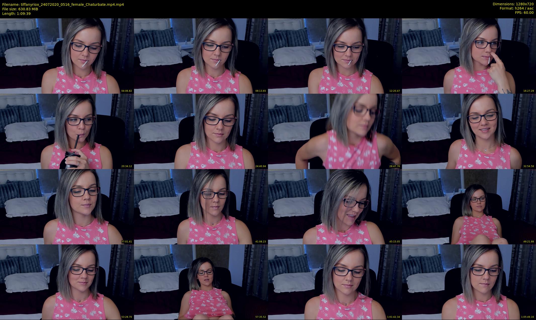 tiffanyriox — 70 minute Chaturbate female cam show recording, 720p, Jul 24, 2020