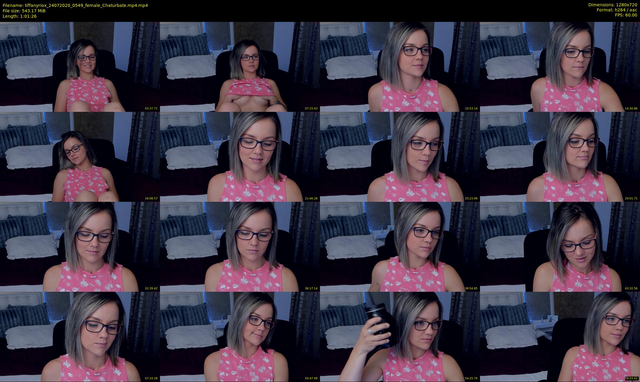 tiffanyriox — 62 minute Chaturbate female cam show recording, 720p, Jul 24, 2020