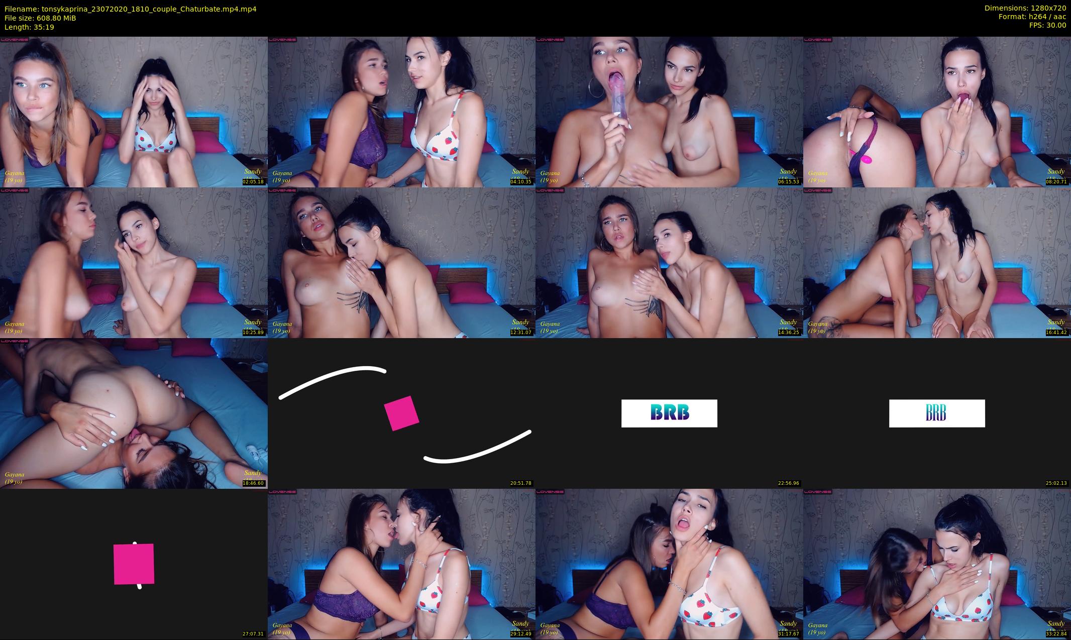 tonsykaprina — 36 minute Chaturbate couple cam show recording, 720p, Jul 23, 2020