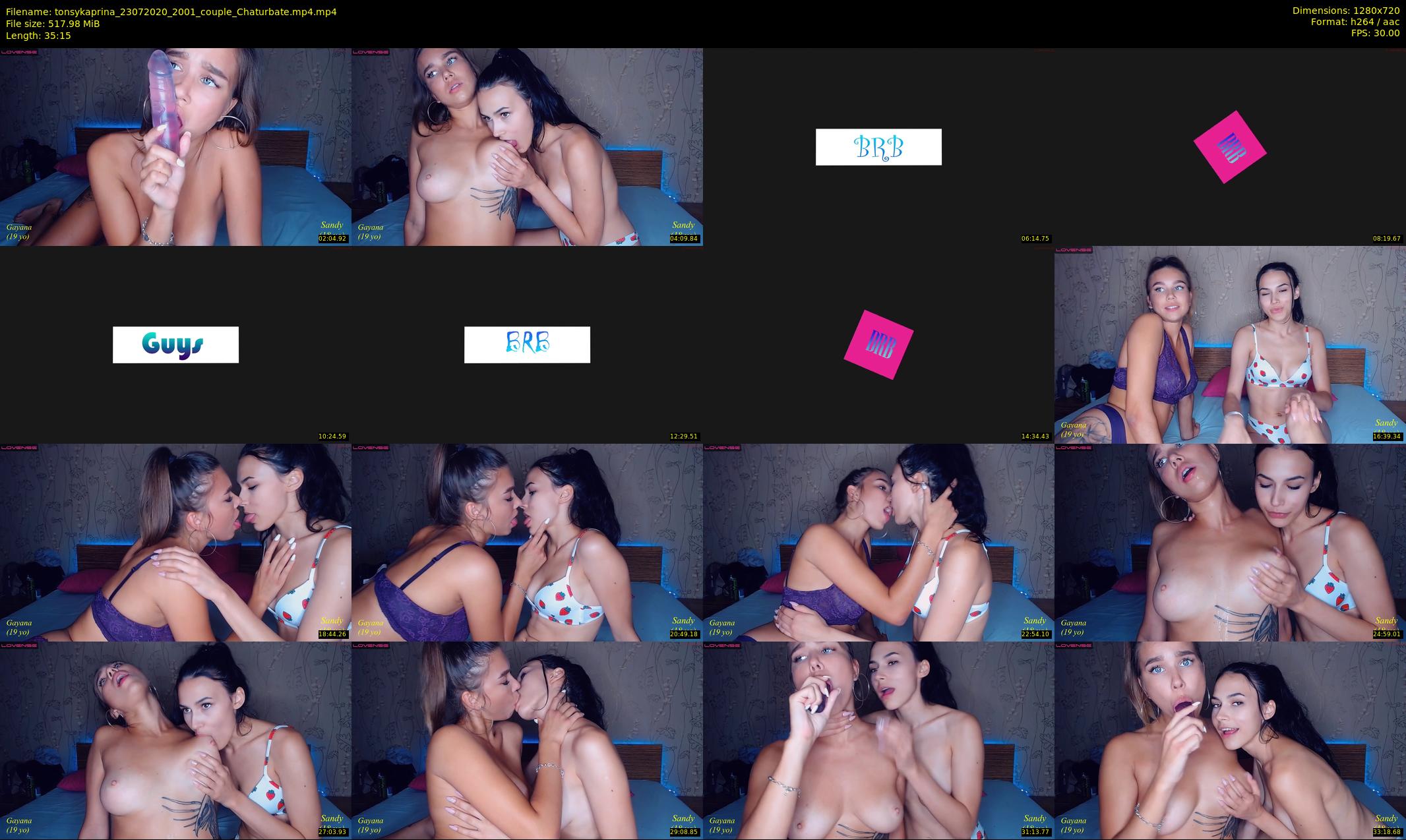 tonsykaprina — 36 minute Chaturbate couple cam show recording, 720p, Jul 23, 2020