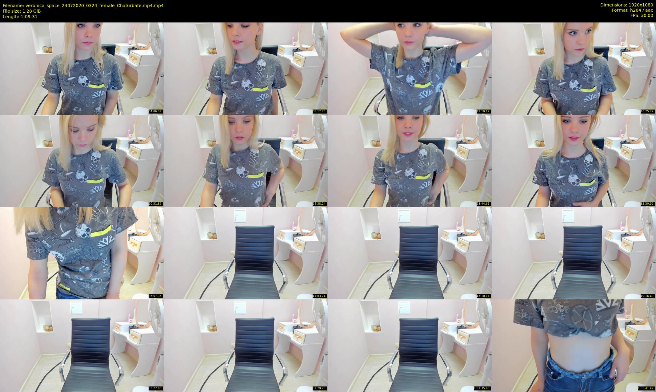 veronica_space — 70 minute Chaturbate female cam show recording, 1080p, Jul 24, 2020