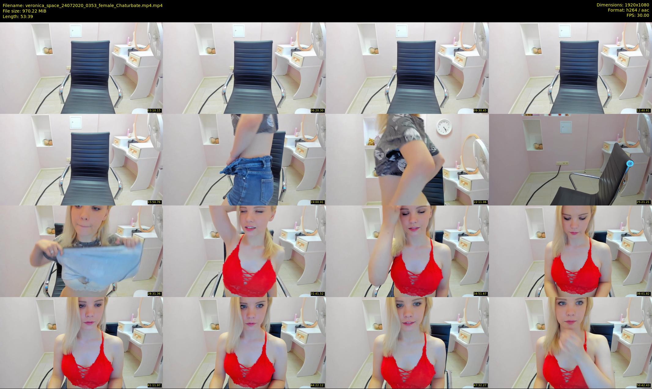 veronica_space — 54 minute Chaturbate female cam show recording, 1080p, Jul 24, 2020