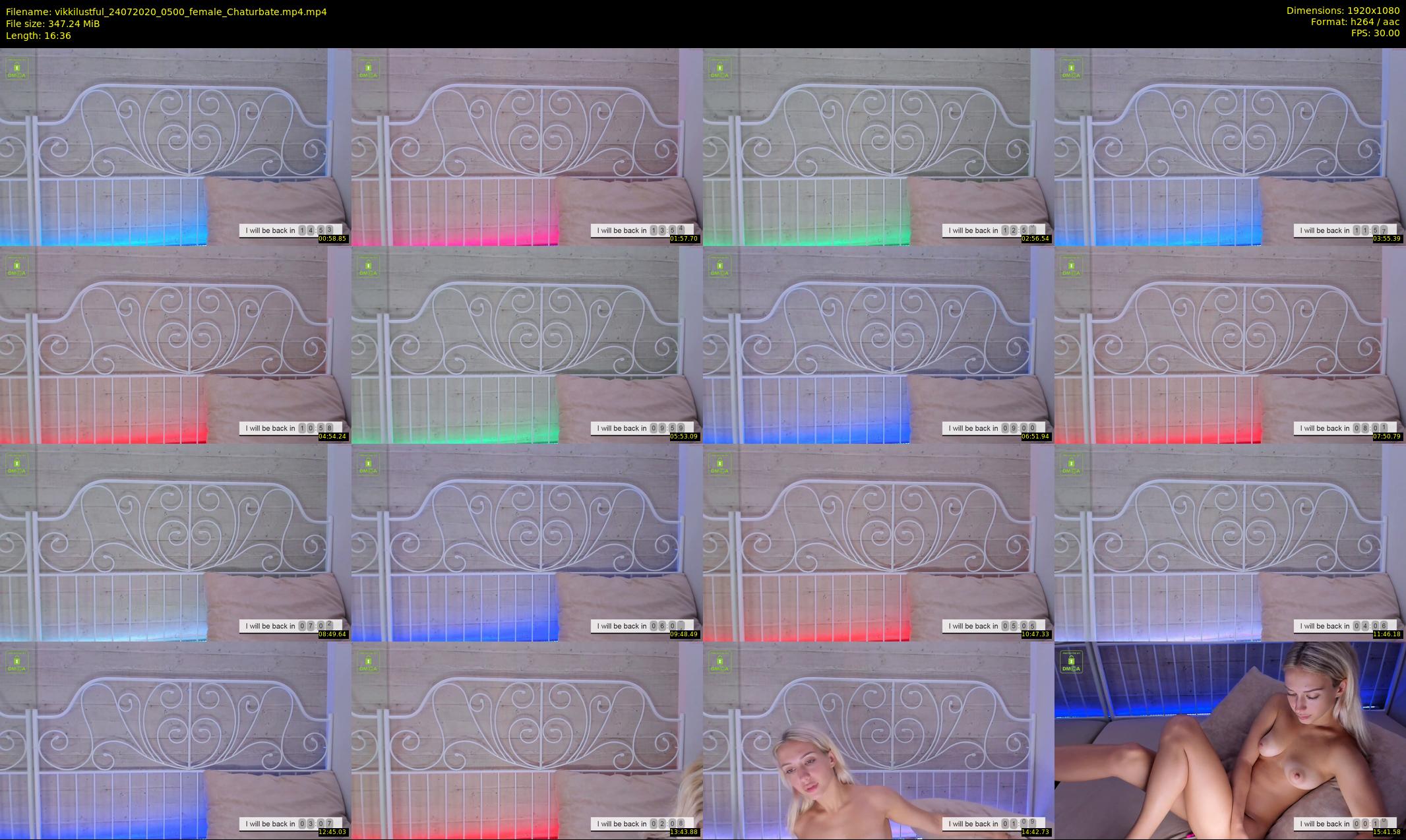 vikkilustful — 17 minute Chaturbate female cam show recording, 1080p, Jul 24, 2020