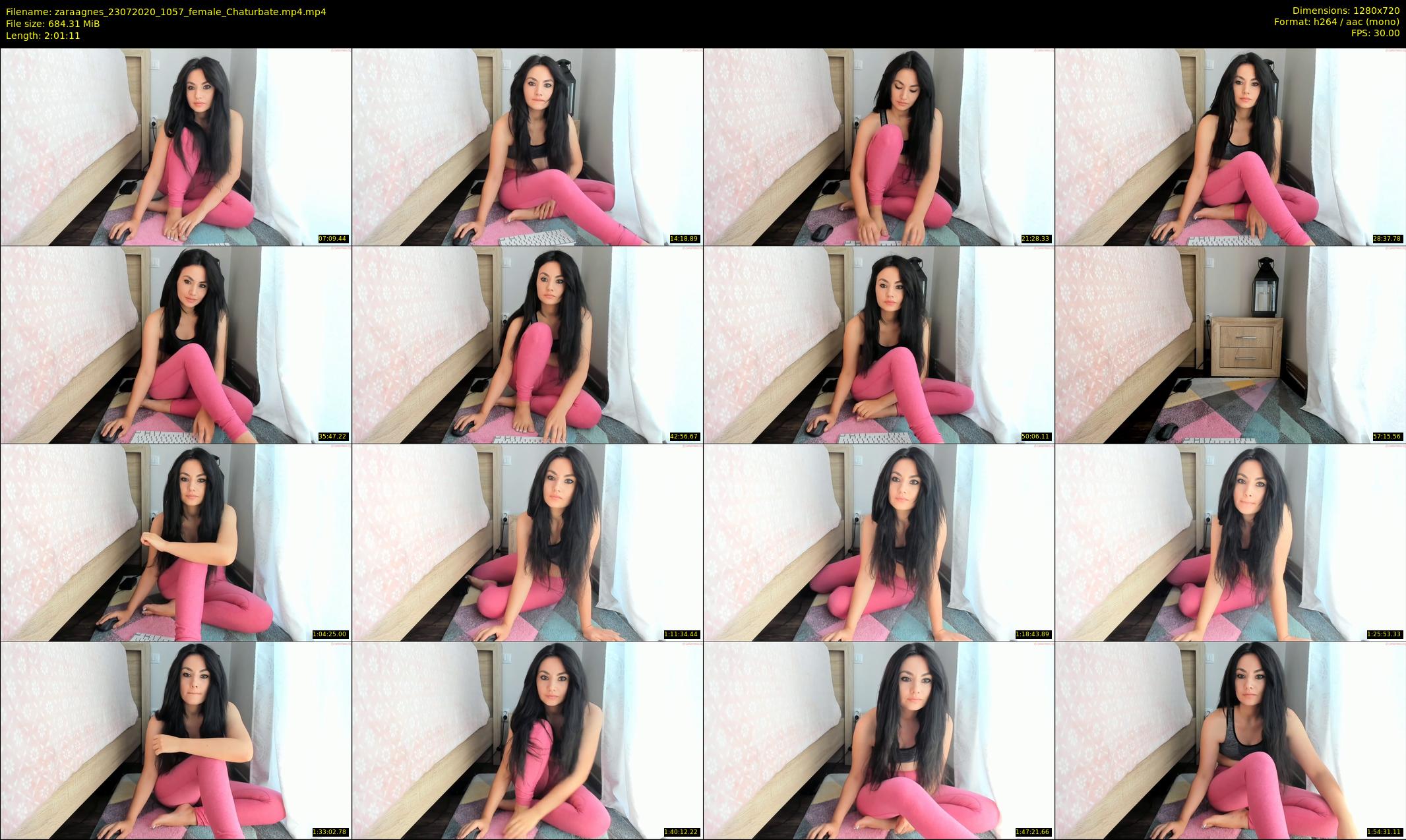 zaraagnes — 122 minute Chaturbate female cam show recording, 720p, Jul 23, 2020