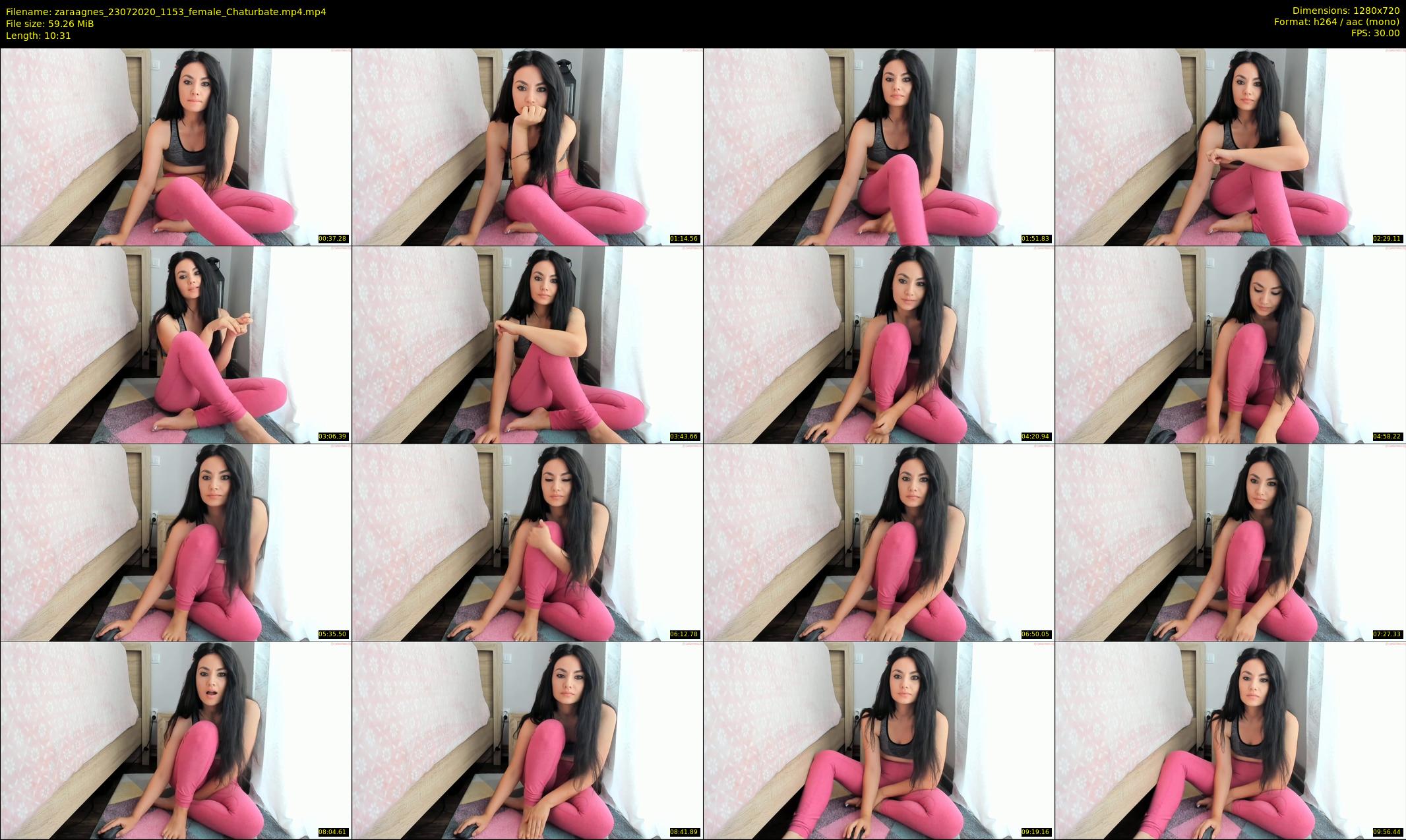 zaraagnes — 11 minute Chaturbate female cam show recording, 720p, Jul 23, 2020