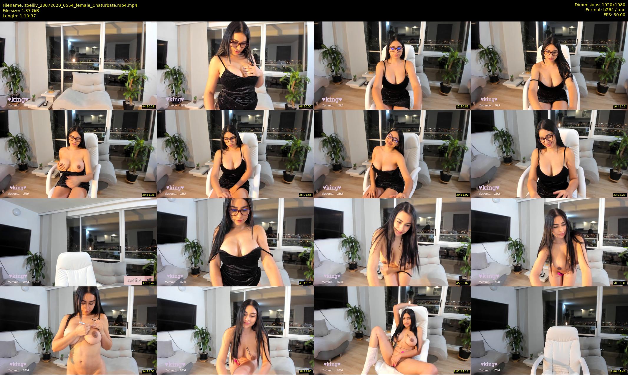 zoeliiv — 71 minute Chaturbate female cam show recording, 1080p, Jul 23, 2020