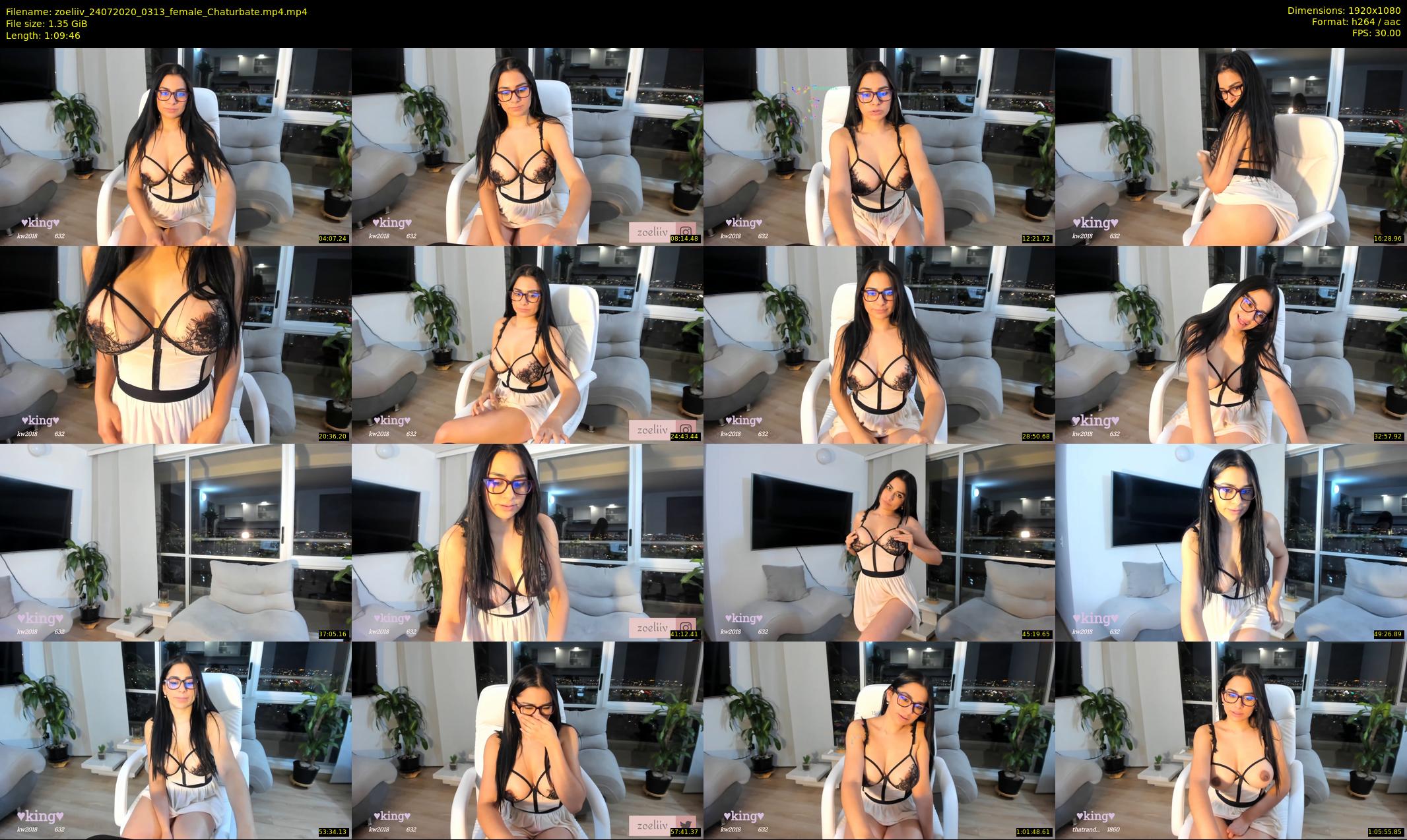 zoeliiv — 70 minute Chaturbate female cam show recording, 1080p, Jul 24, 2020
