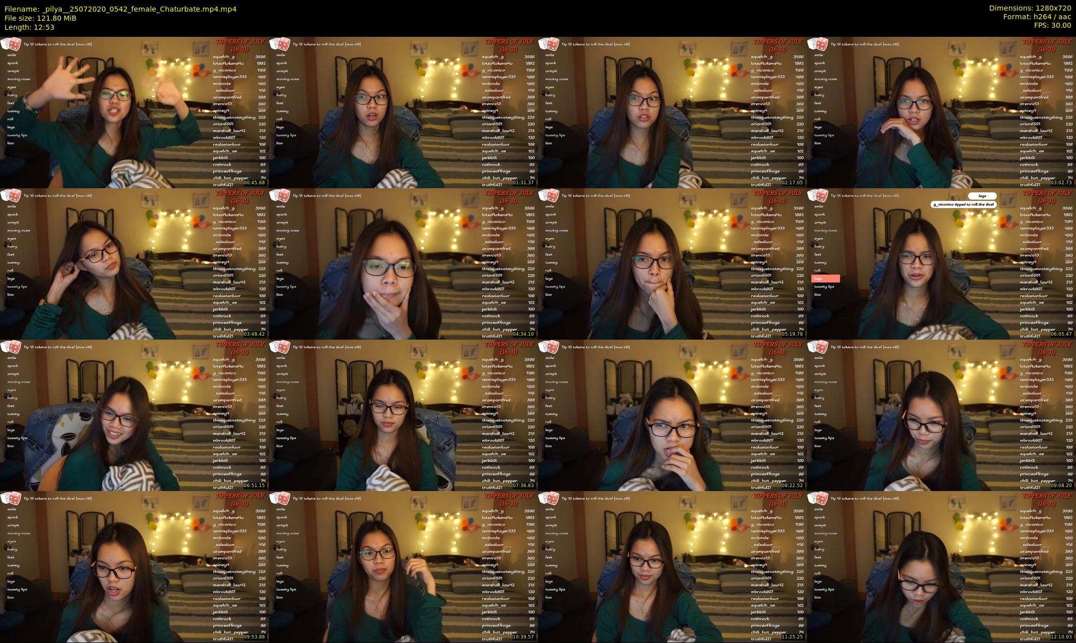_pilya_ — 13 minute Chaturbate female cam show recording, 720p, Jul 25, 2020