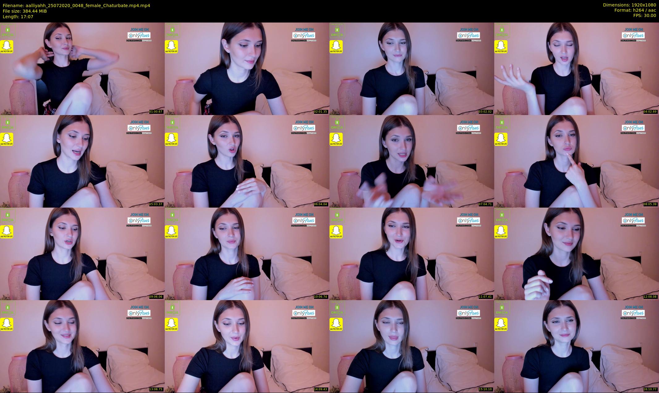 aalliyahh — 18 minute Chaturbate female cam show recording, 1080p, Jul 25, 2020