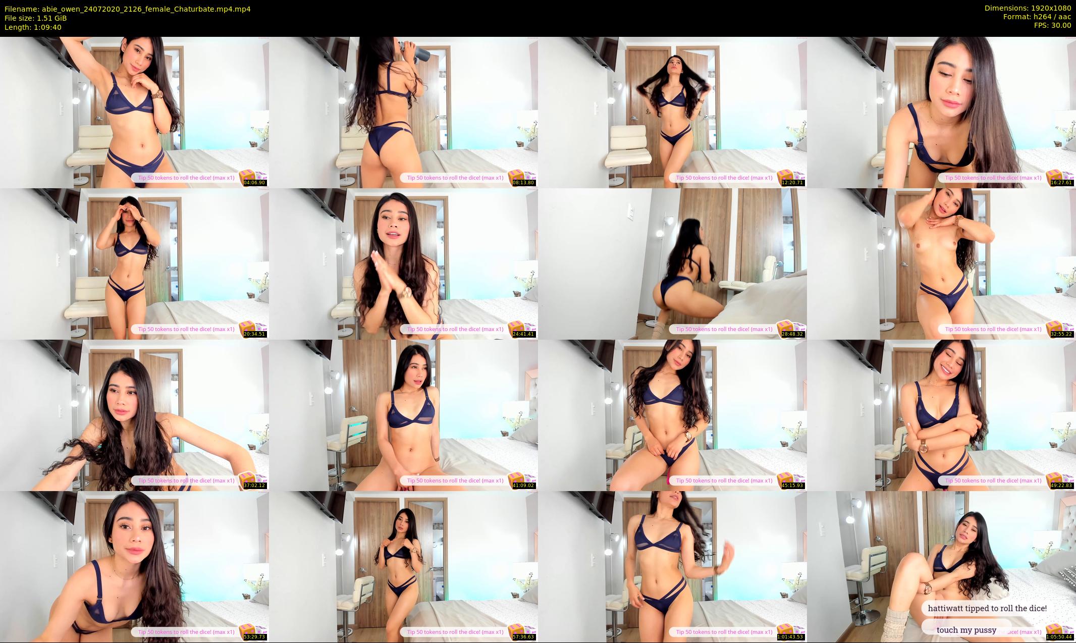 abie_owen — 70 minute Chaturbate female cam show recording, 1080p, Jul 24, 2020