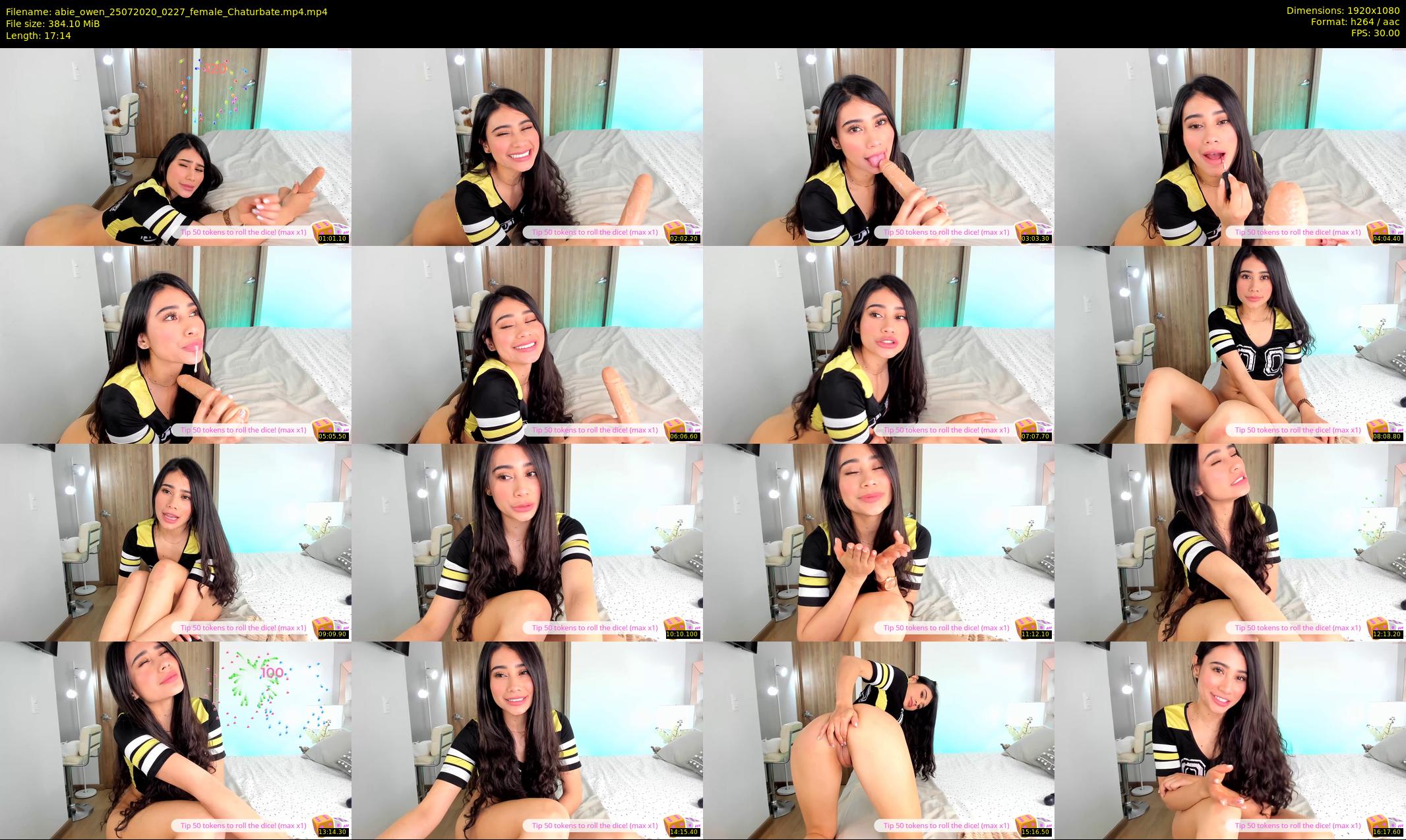 abie_owen — 18 minute Chaturbate female cam show recording, 1080p, Jul 25, 2020