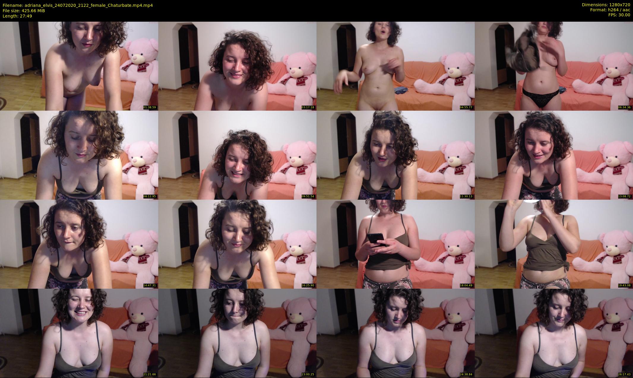 adriana_elvis — 28 minute Chaturbate couple cam show recording, 720p, Jul 24, 2020