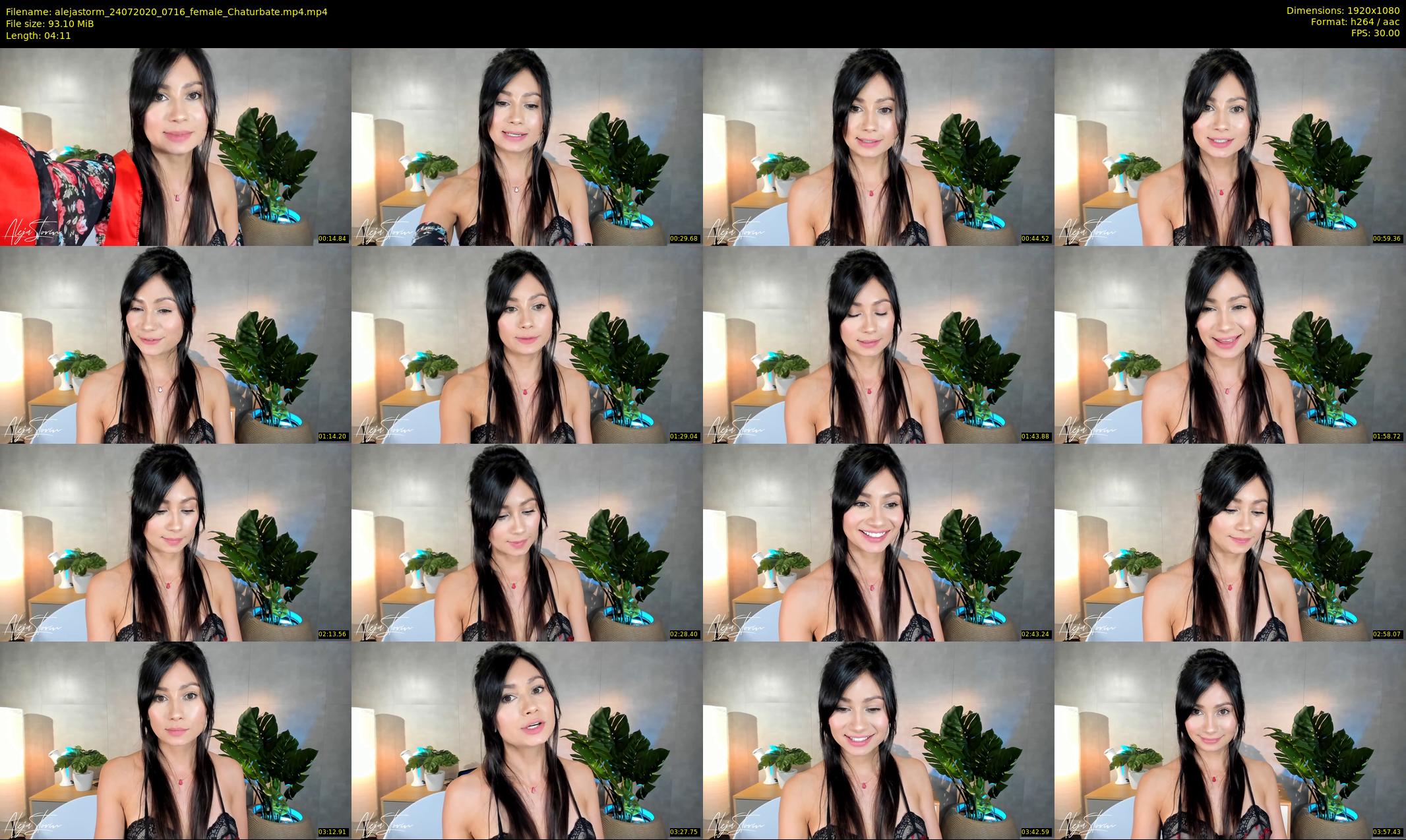 alejastorm — 5 minute Chaturbate female cam show recording, 1080p, Jul 24, 2020