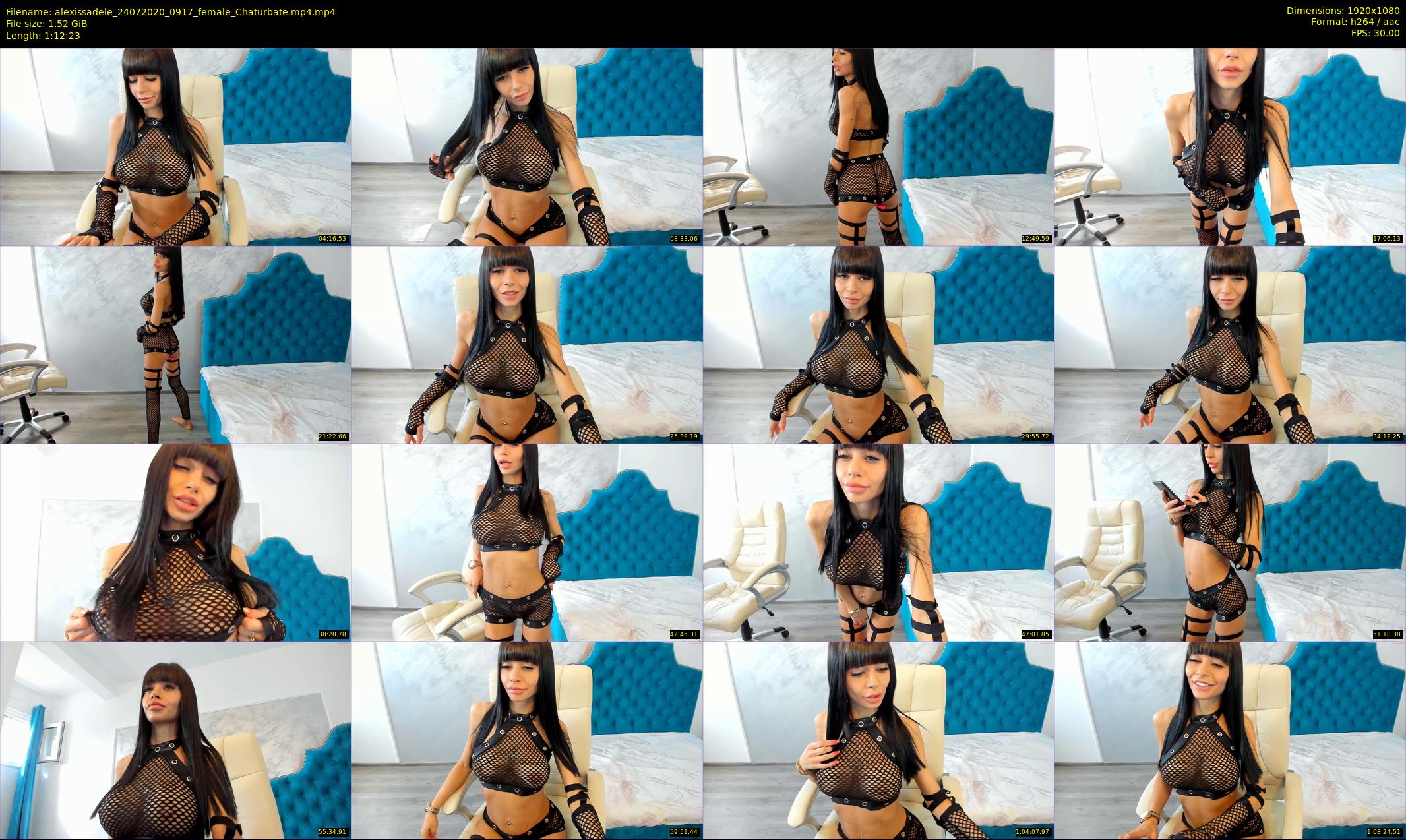 alexissadele — 73 minute Chaturbate female cam show recording, 1080p, Jul 24, 2020