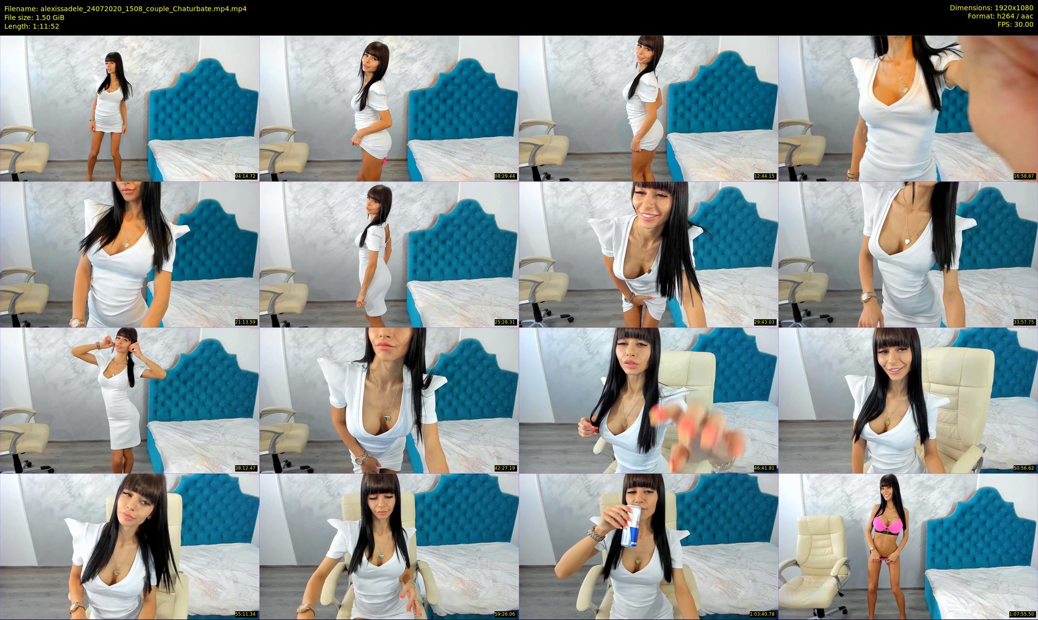 alexissadele — 72 minute Chaturbate female cam show recording, 1080p, Jul 24, 2020