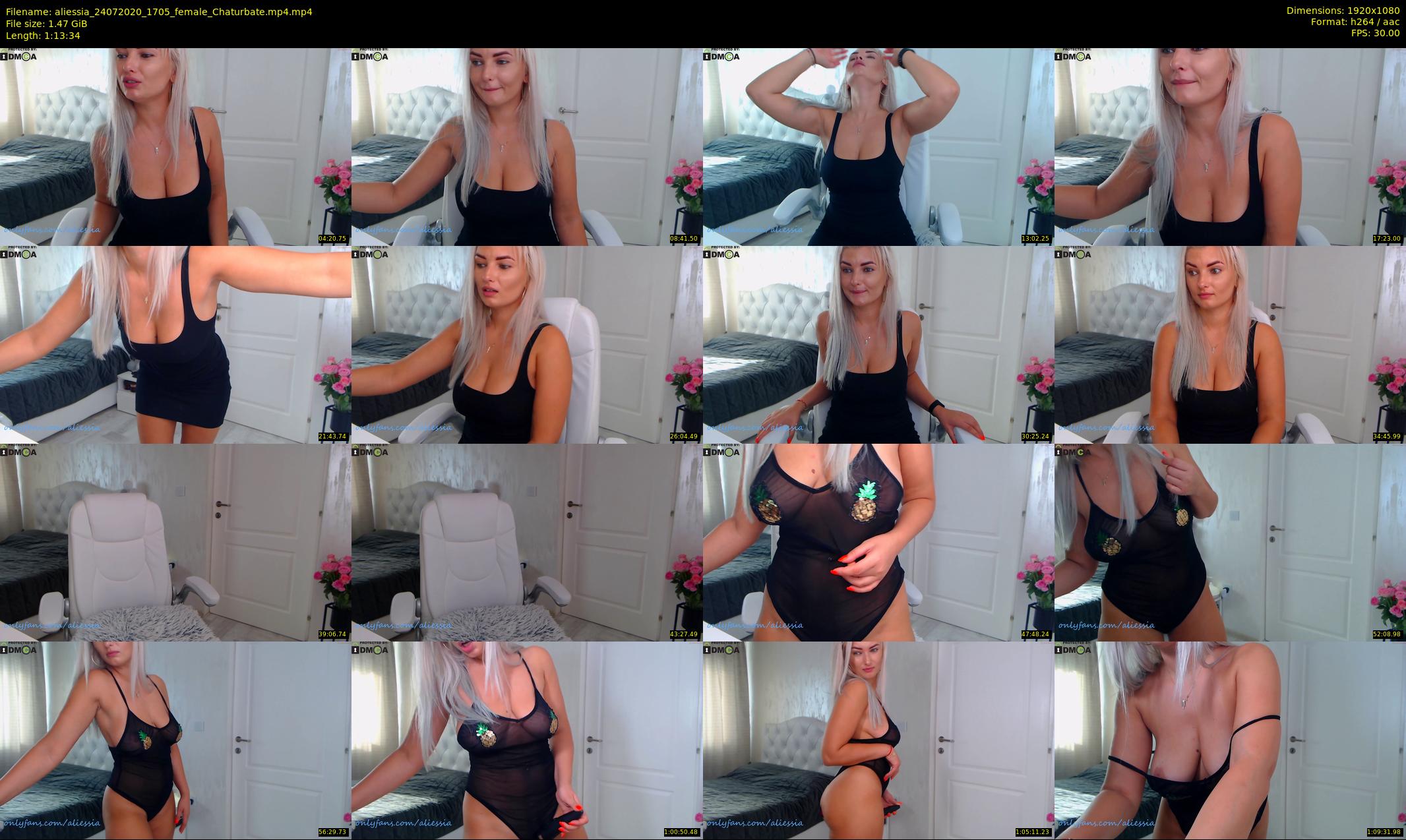 aliessia — 74 minute Chaturbate female cam show recording, 1080p, Jul 24, 2020