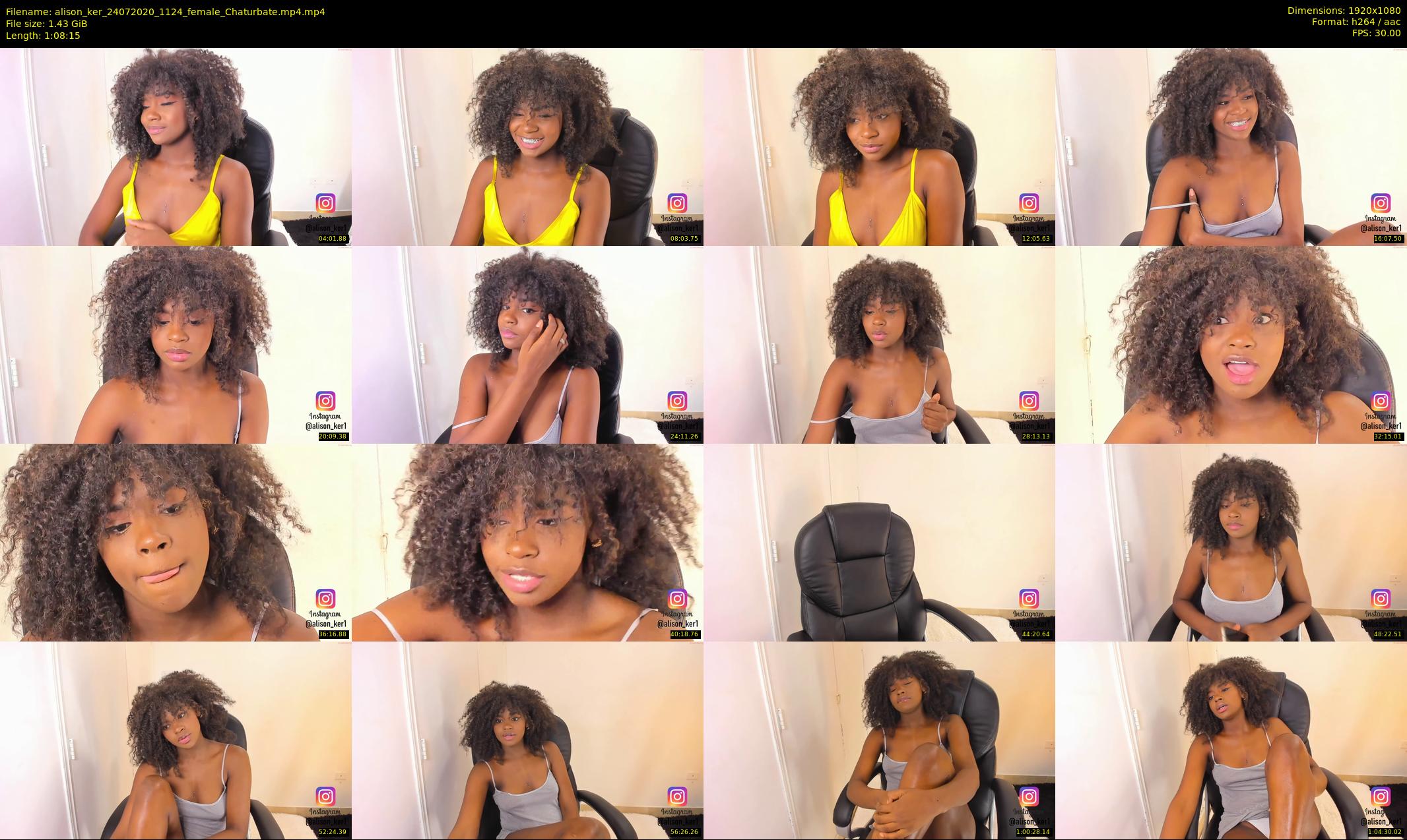 alison_ker — 69 minute Chaturbate female cam show recording, 1080p, Jul 24, 2020