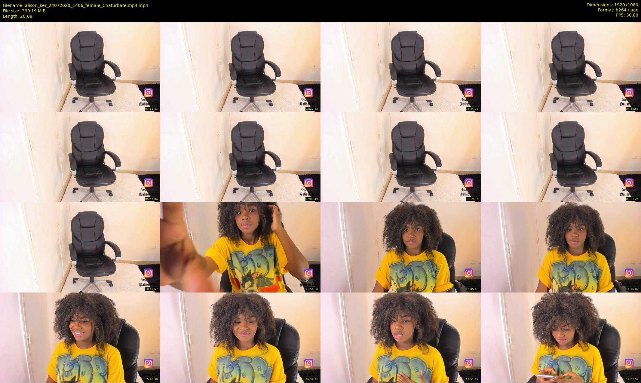 alison_ker — 21 minute Chaturbate female cam show recording, 1080p, Jul 24, 2020