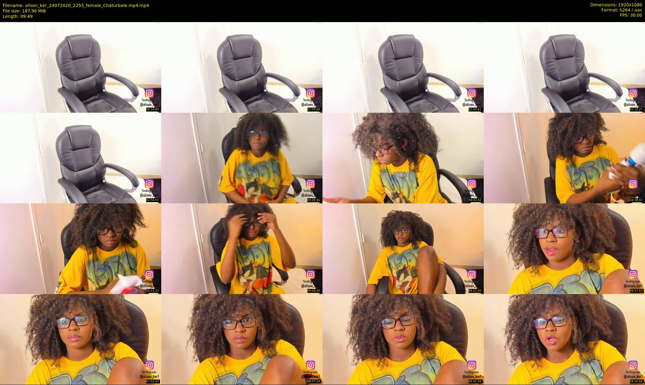 alison_ker — 10 minute Chaturbate female cam show recording, 1080p, Jul 24, 2020
