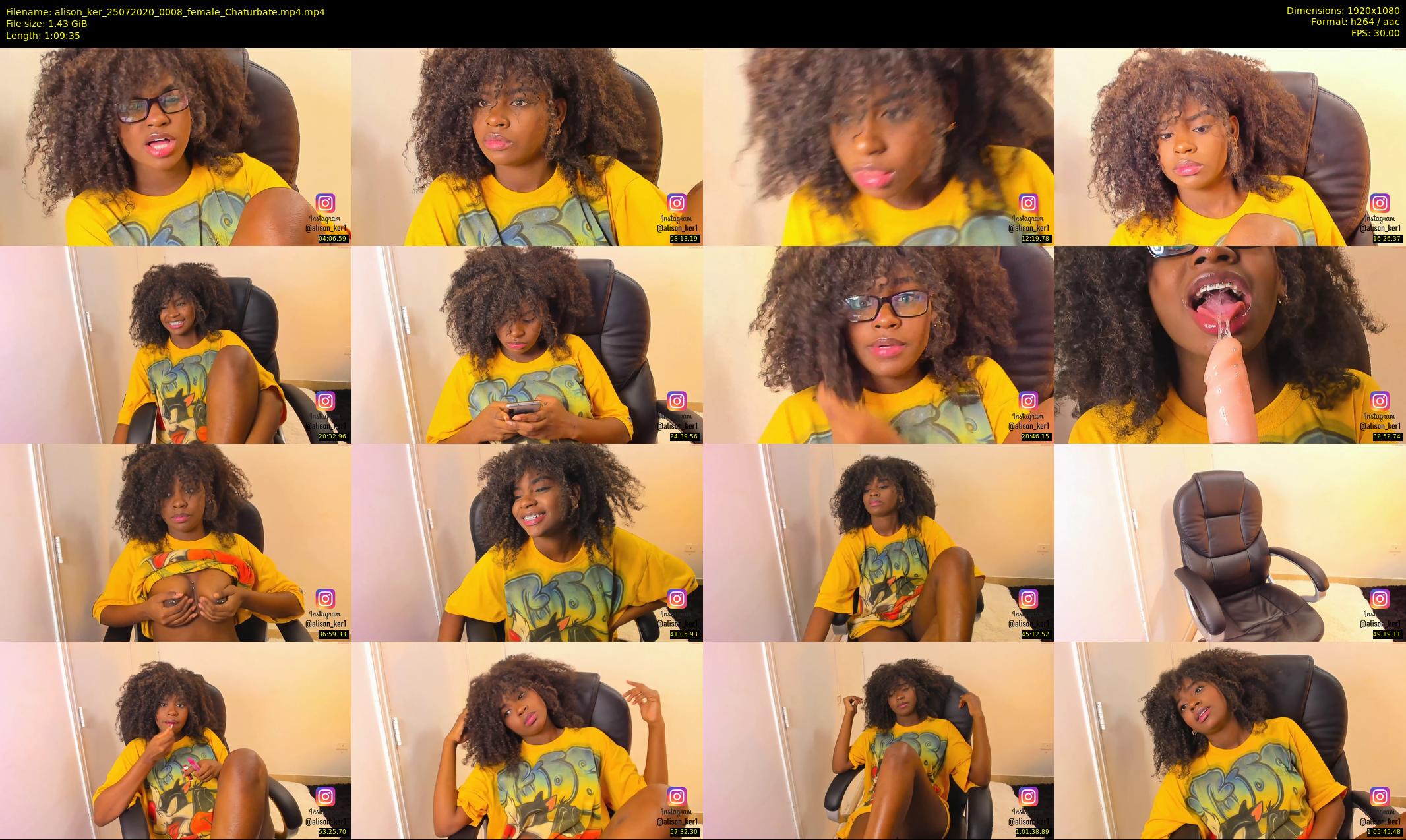 alison_ker — 70 minute Chaturbate female cam show recording, 1080p, Jul 25, 2020