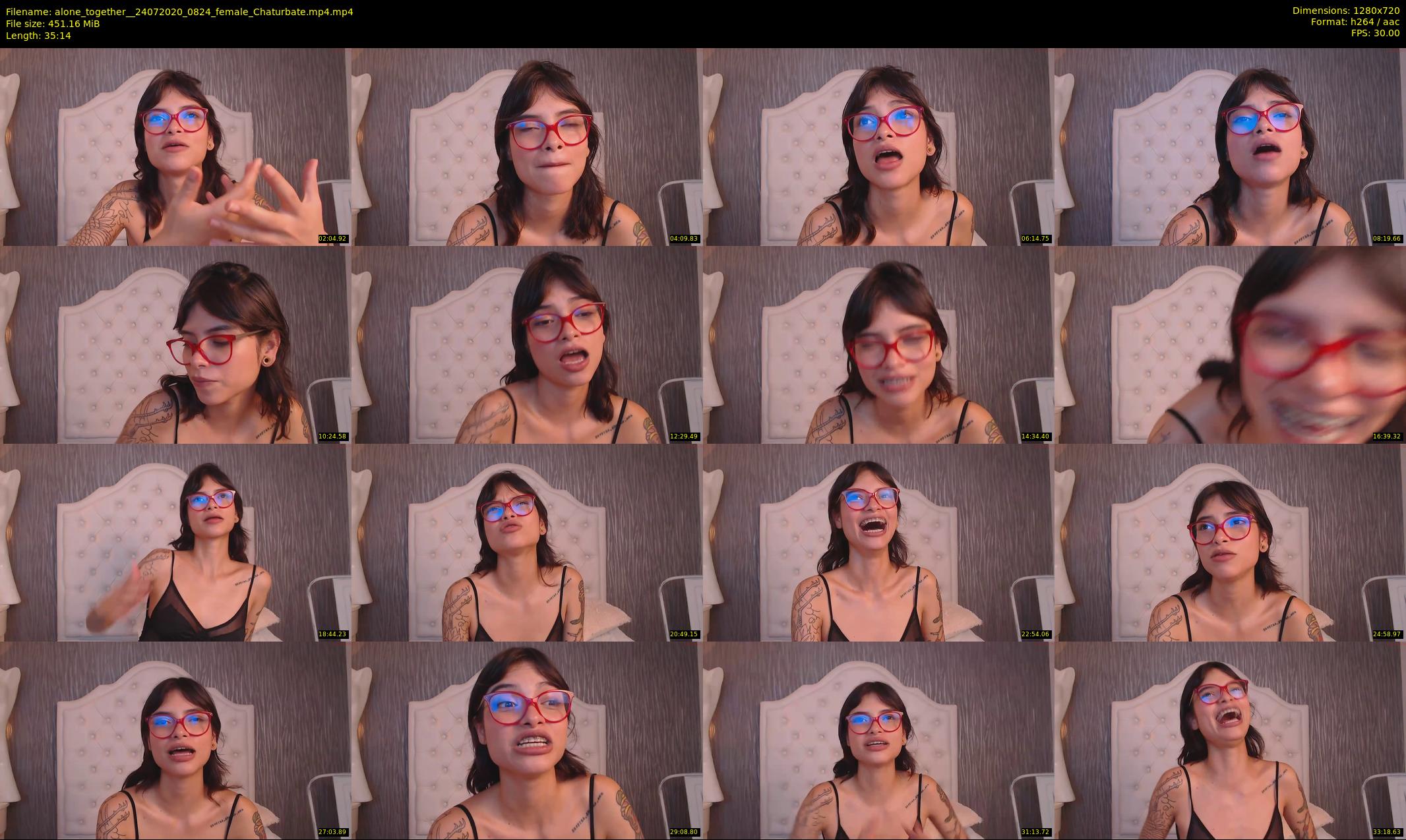 alone_together_ — 36 minute Chaturbate female cam show recording, 720p, Jul 24, 2020