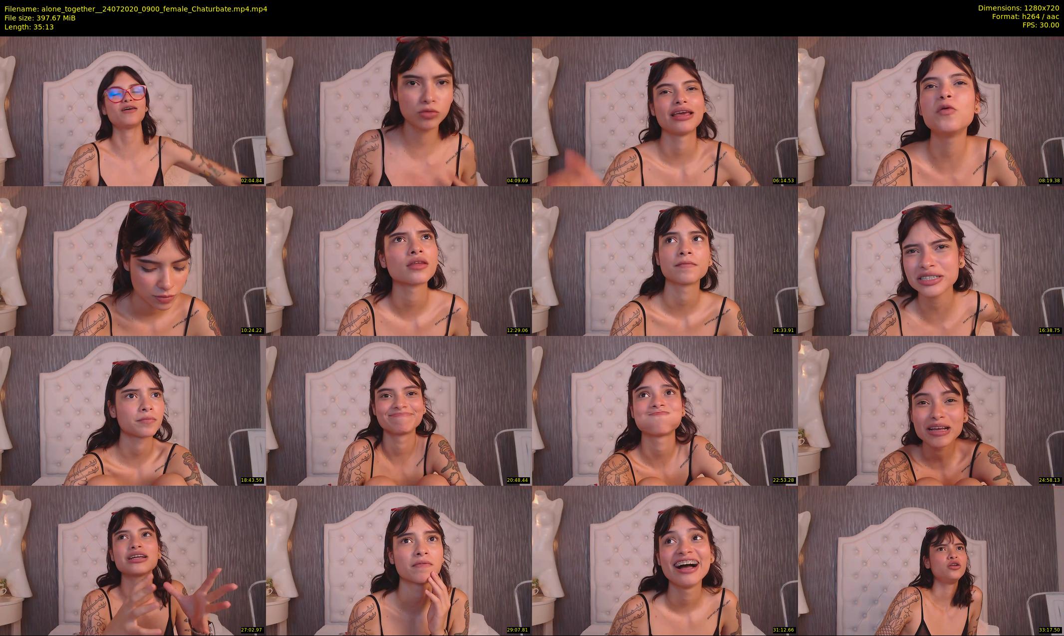 alone_together_ — 36 minute Chaturbate female cam show recording, 720p, Jul 24, 2020