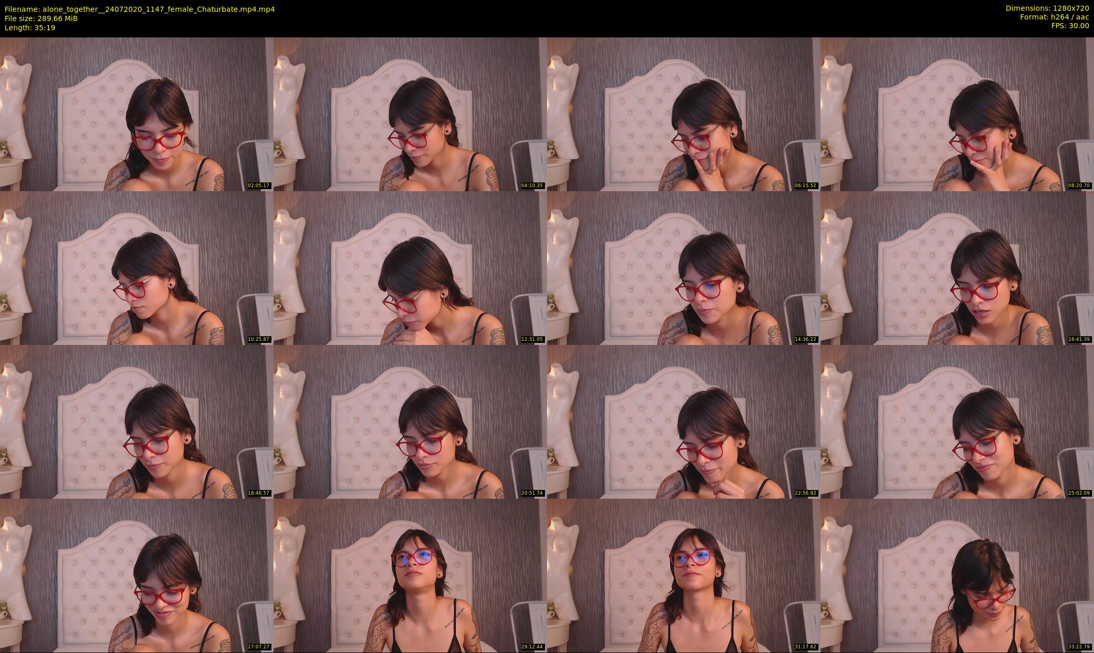 alone_together_ — 36 minute Chaturbate female cam show recording, 720p, Jul 24, 2020