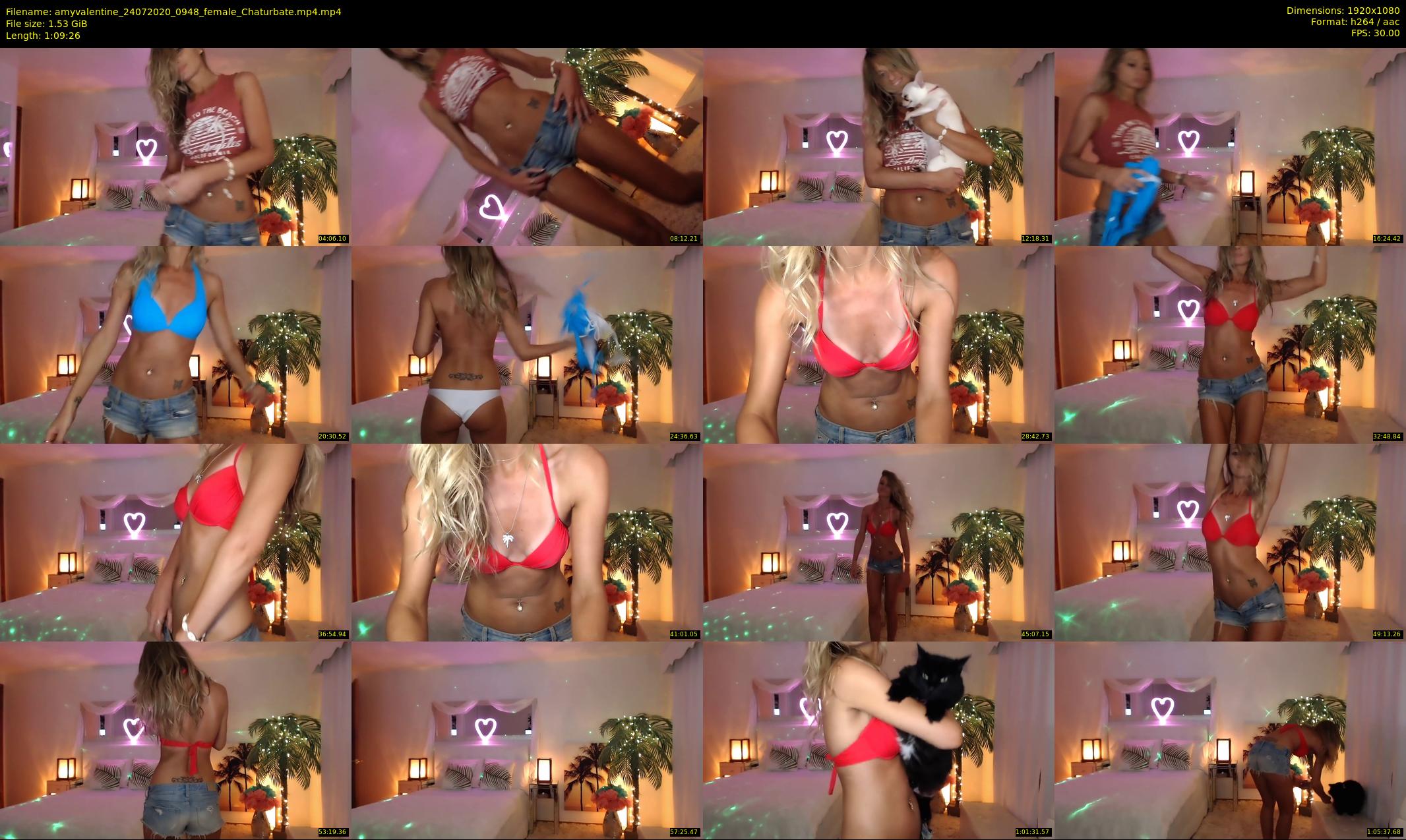 amyvalentine — 70 minute Chaturbate female cam show recording, 1080p, Jul 24, 2020