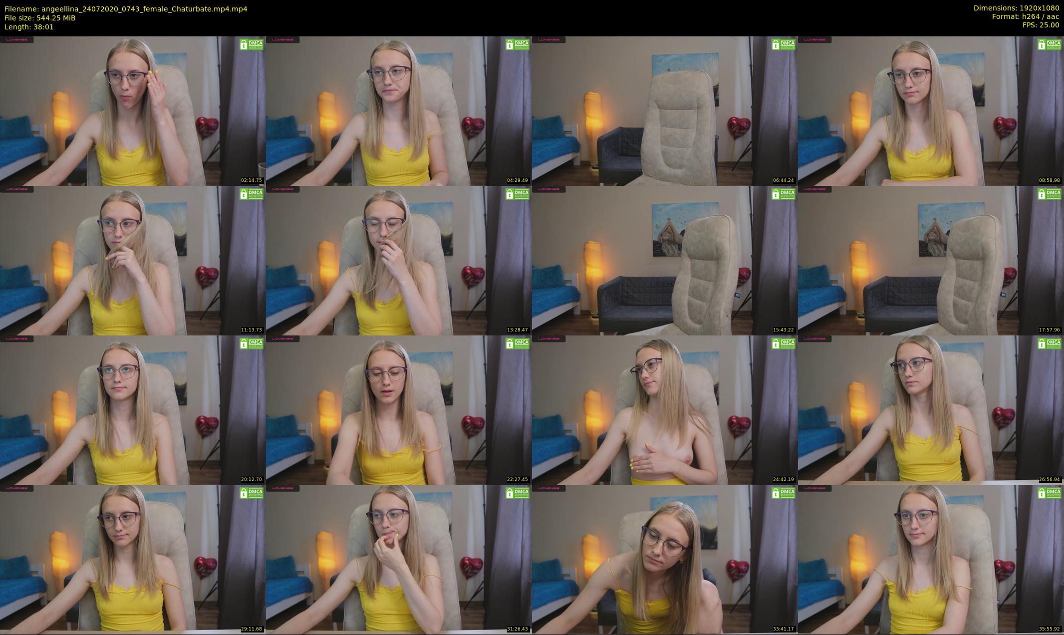 angeellina — 39 minute Chaturbate female cam show recording, 1080p, Jul 24, 2020