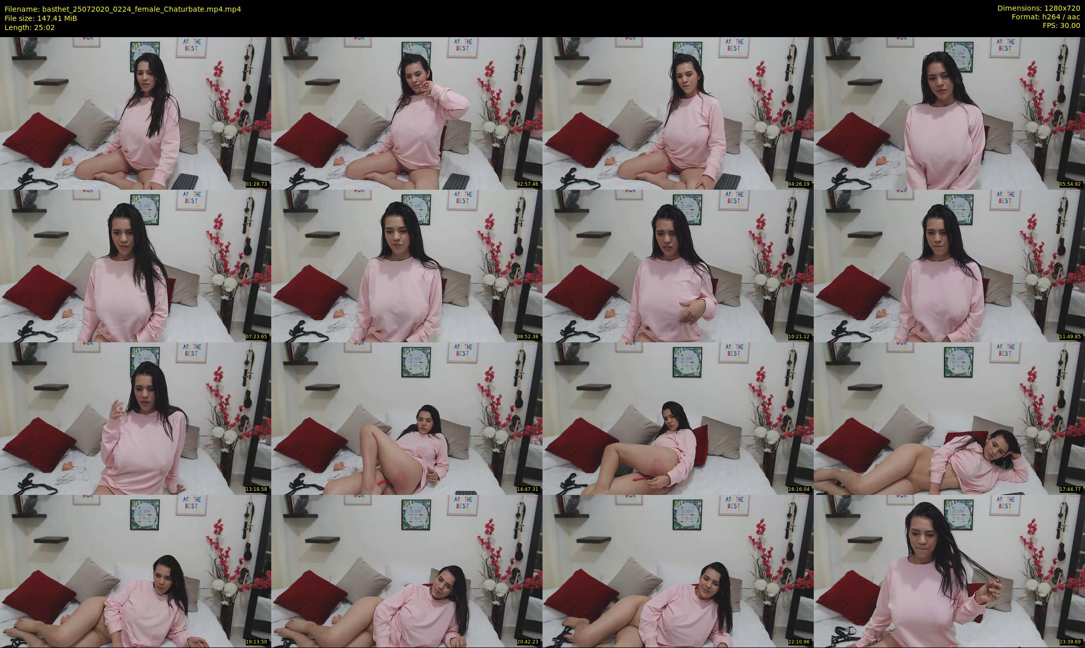 basthet — 26 minute Chaturbate female cam show recording, 720p, Jul 25, 2020