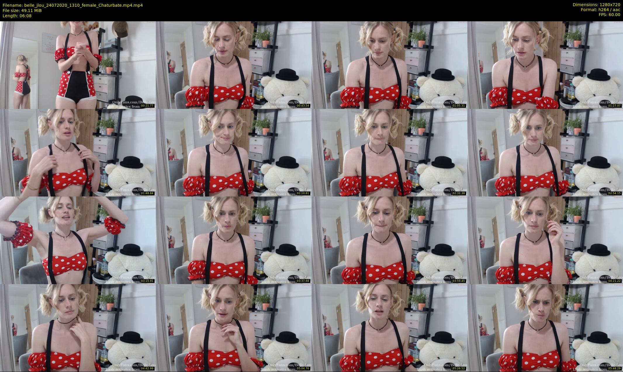 belle_jlou — 7 minute Chaturbate female cam show recording, 720p, Jul 24, 2020
